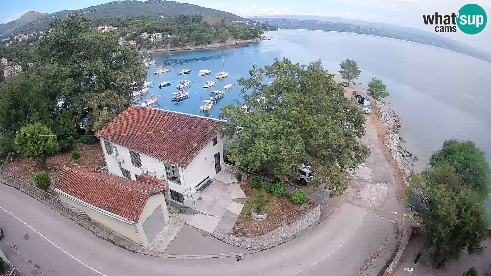 Webcam port d’Ika – Vue en direct et lumières d’Opatija