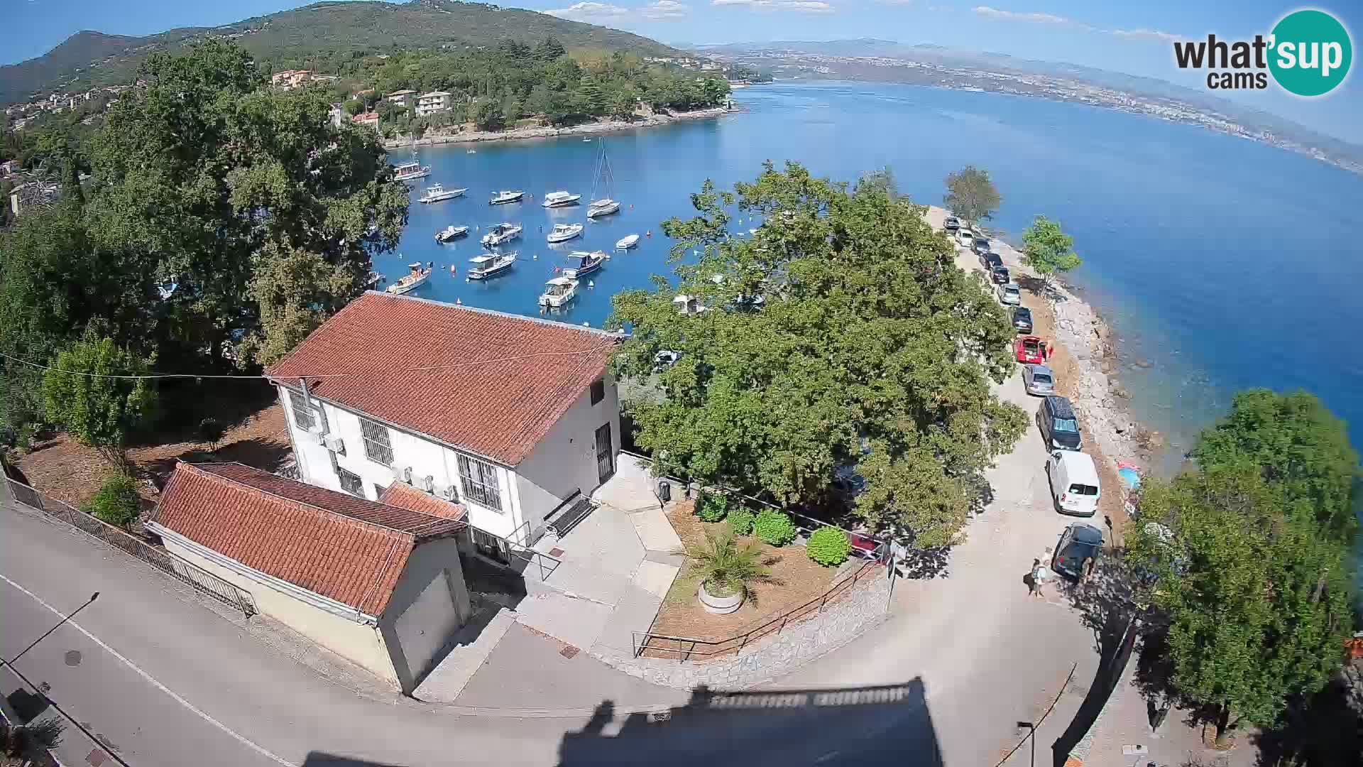 Webcam porto Ika – Vista LIVE sul porto e le luci di Opatija