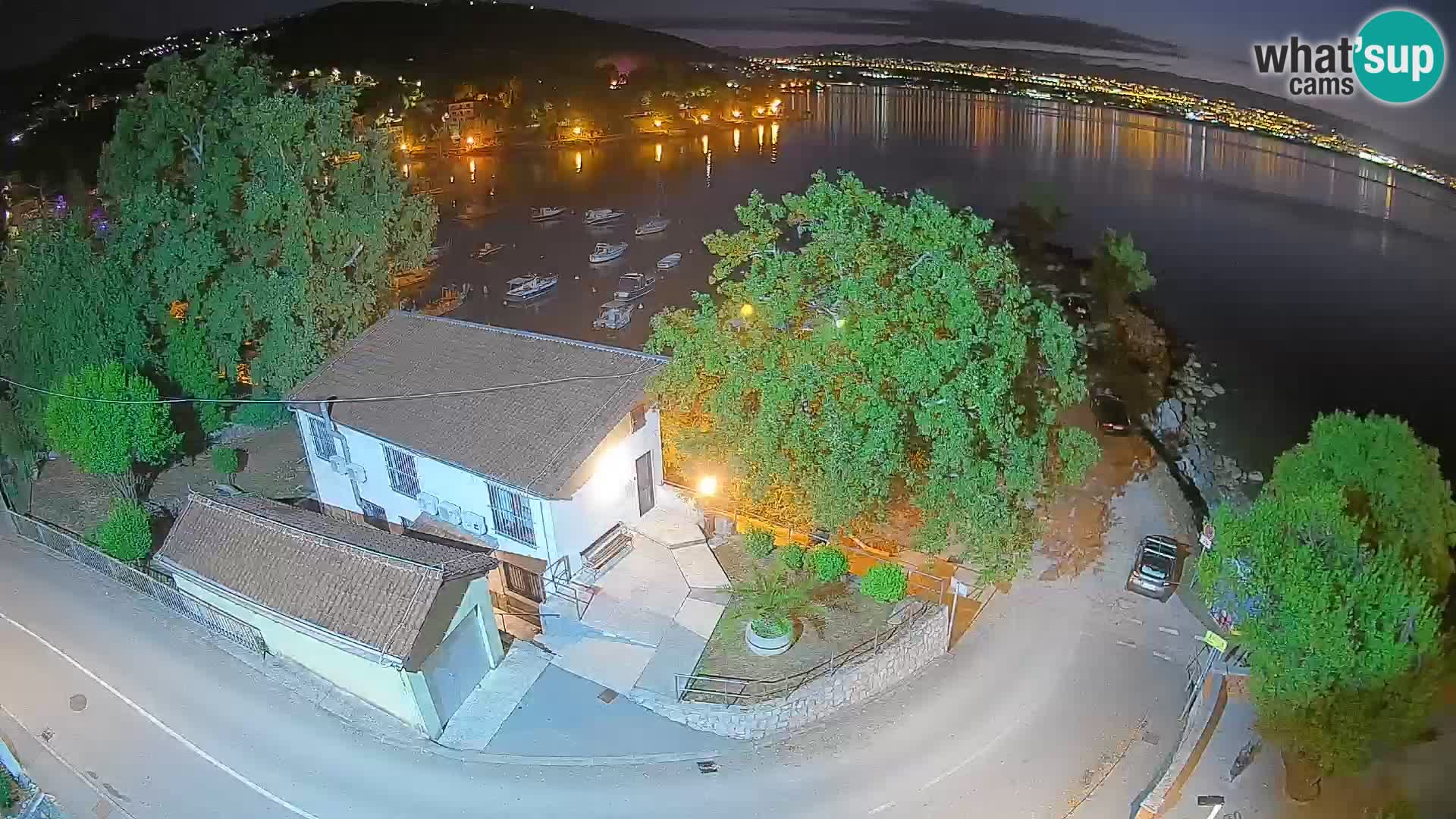 Webcam Ika Hafen – LIVE Blick auf den Hafen und die Lichter von Opatija