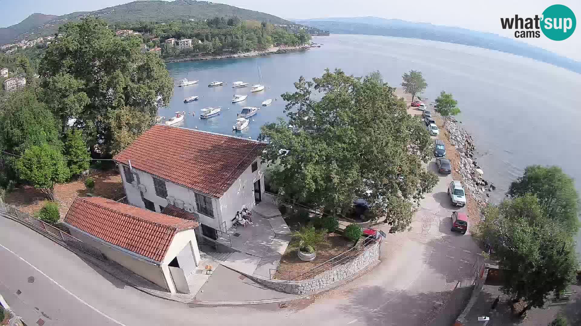 Ika Harbor Webcam – LIVE View of the Harbor and Opatija Lights