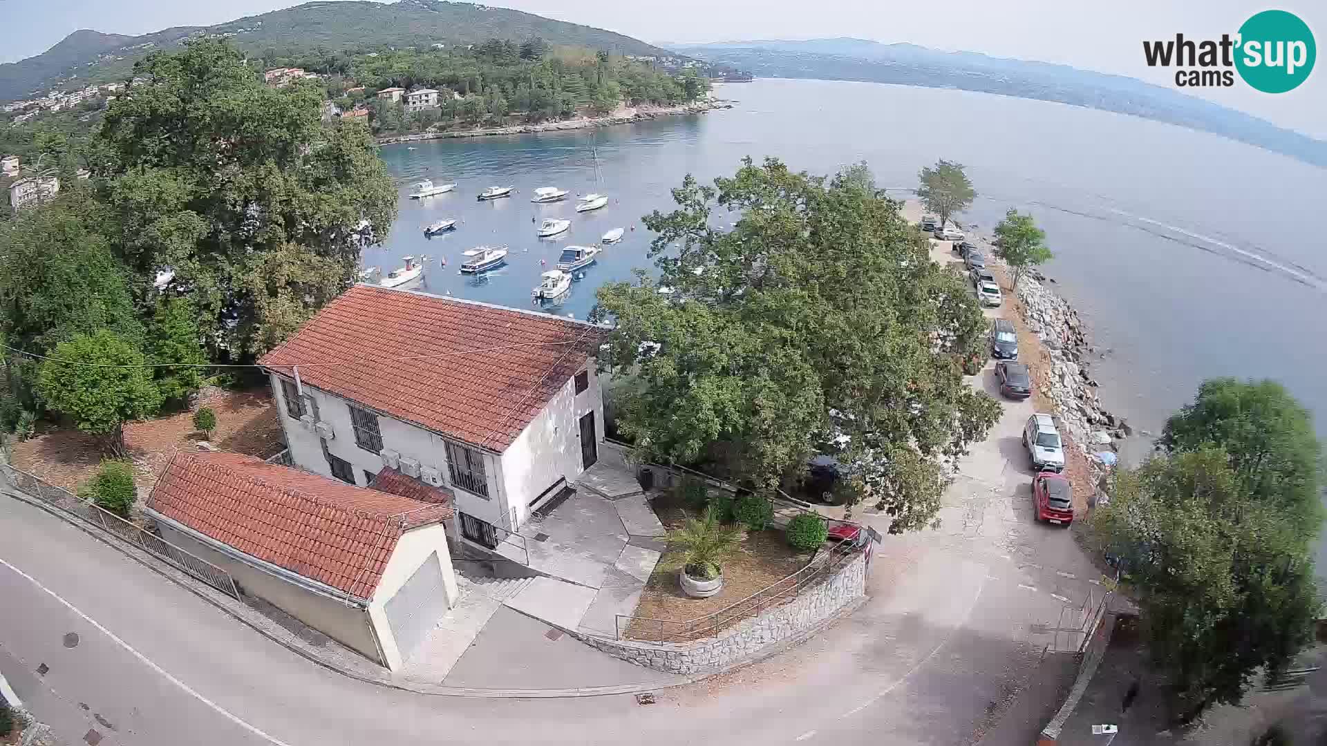 Webcam port d’Ika – Vue en direct et lumières d’Opatija