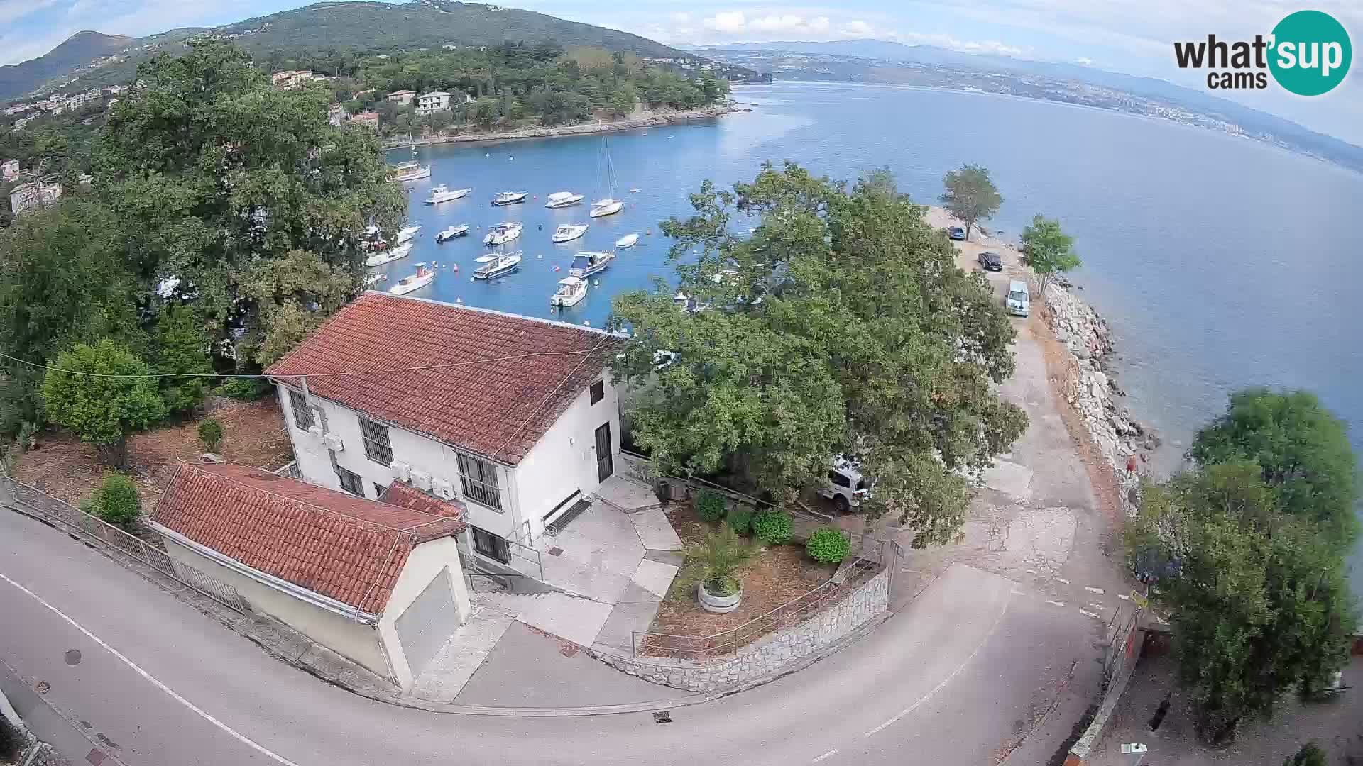 Webcam Ika Hafen – LIVE Blick auf den Hafen und die Lichter von Opatija