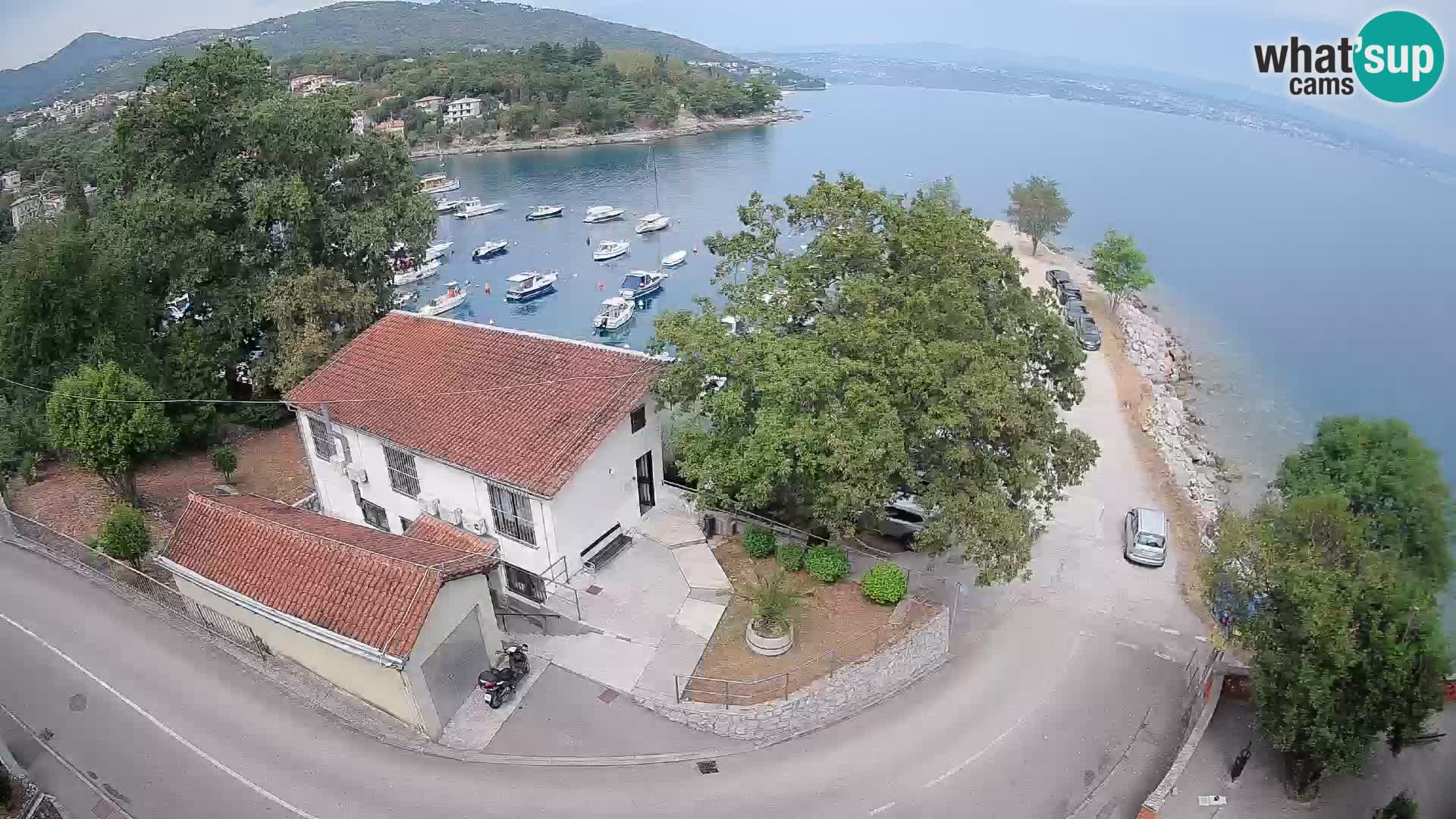 Webcam port d’Ika – Vue en direct et lumières d’Opatija