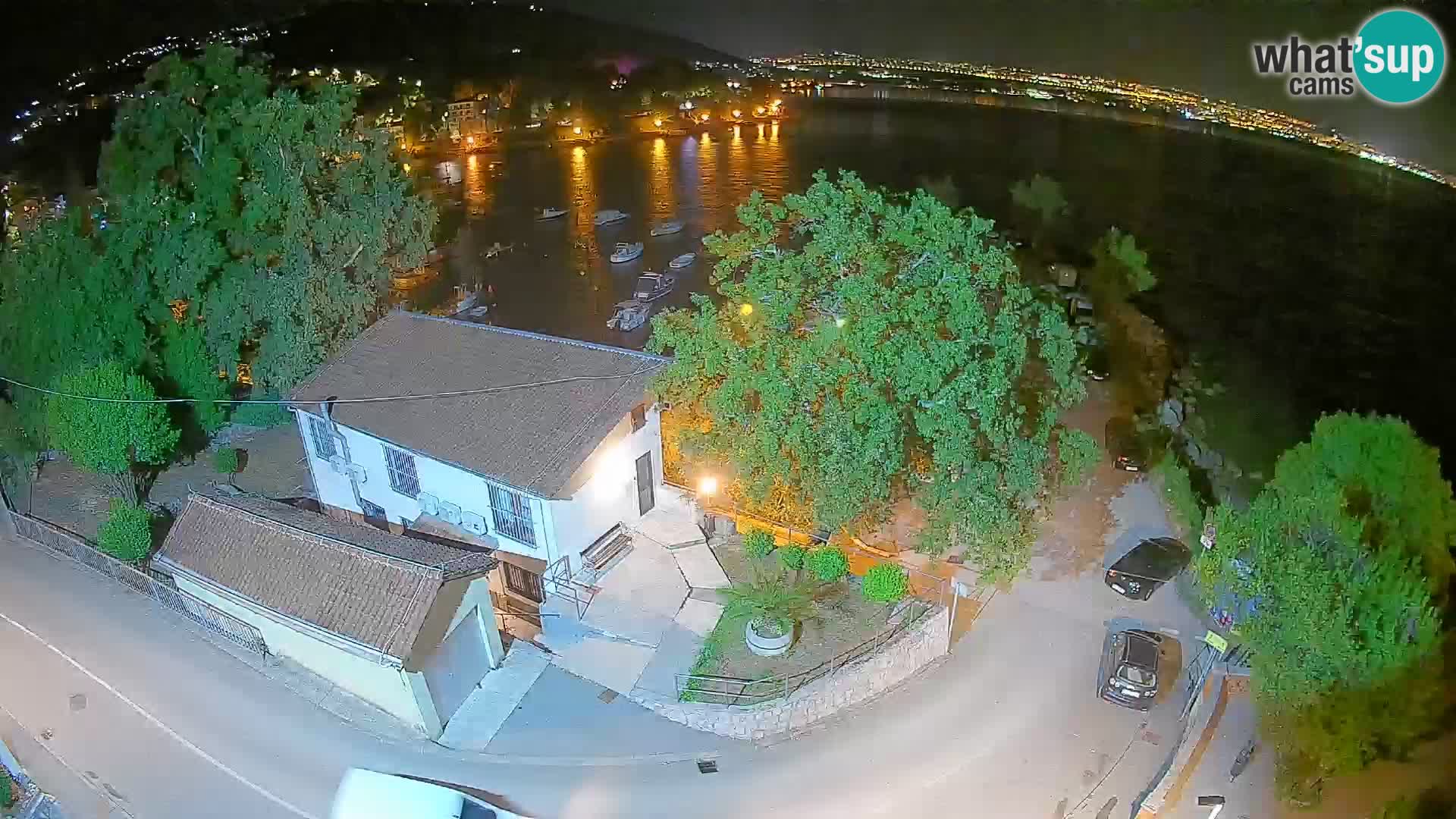 Webcam Ika Hafen – LIVE Blick auf den Hafen und die Lichter von Opatija