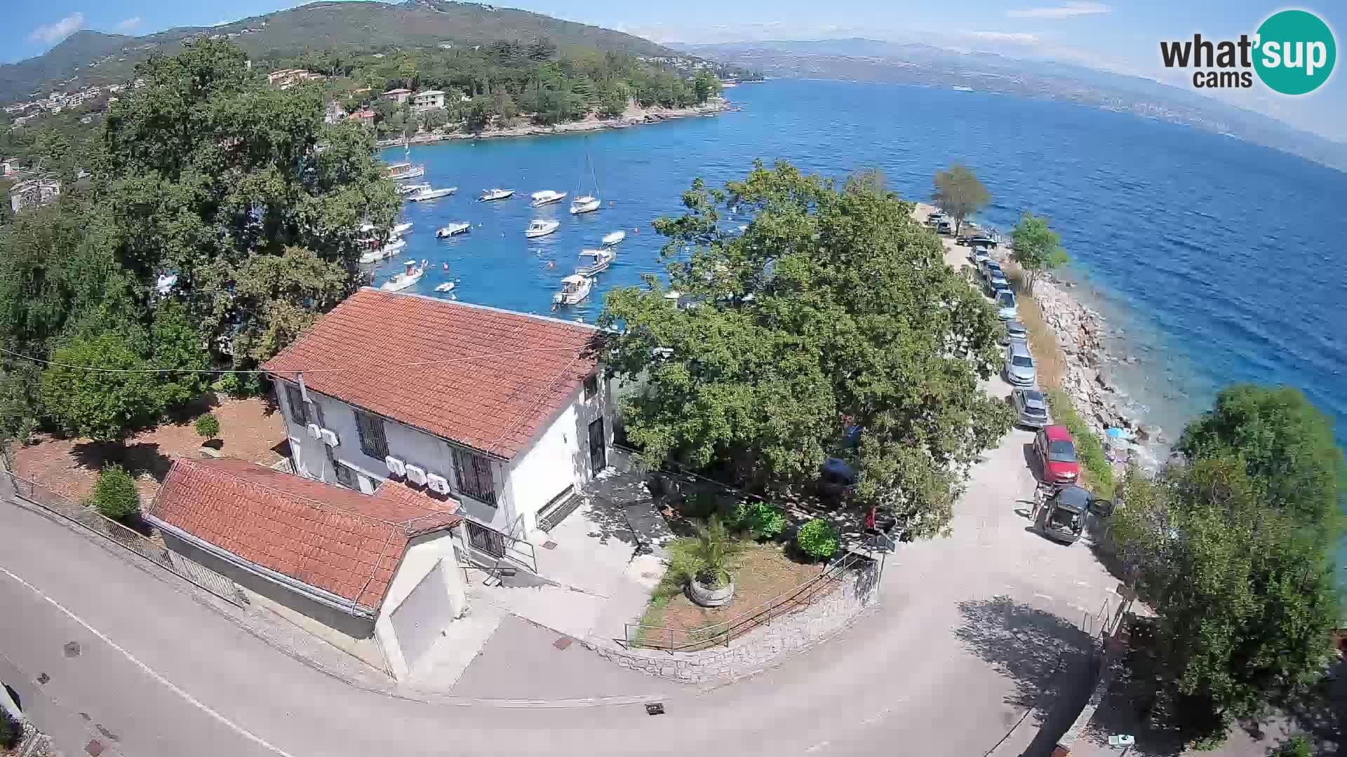 Webcam porto Ika – Vista LIVE sul porto e le luci di Opatija