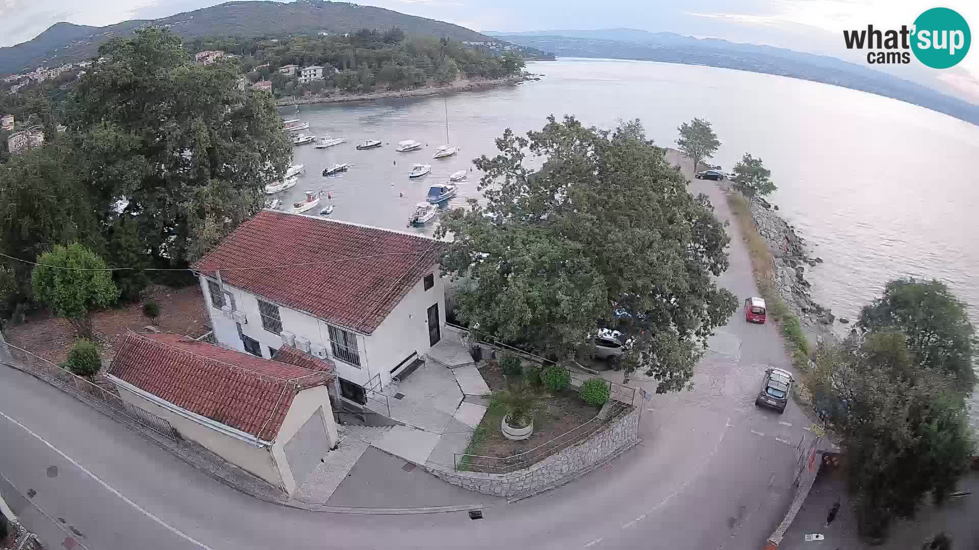 Webcam port d’Ika – Vue en direct et lumières d’Opatija