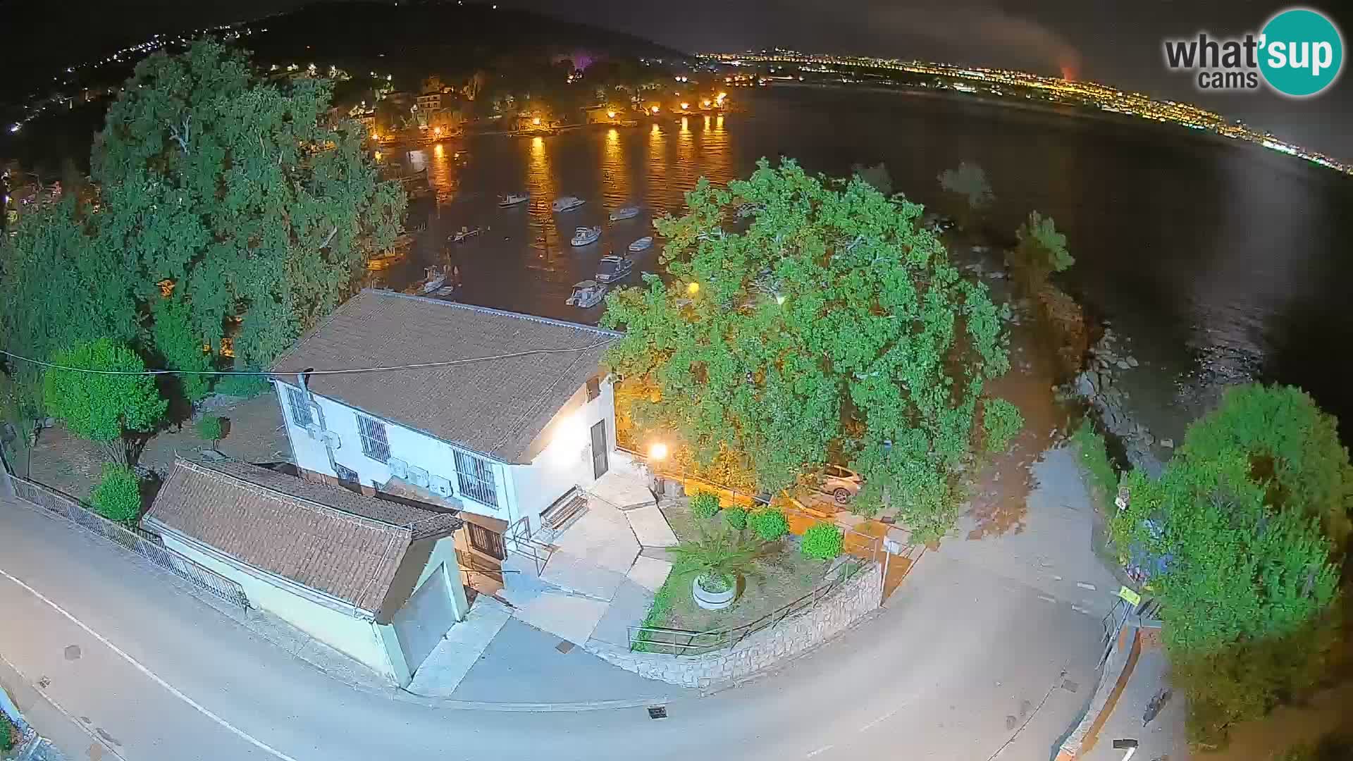 Webcam Ika Hafen – LIVE Blick auf den Hafen und die Lichter von Opatija
