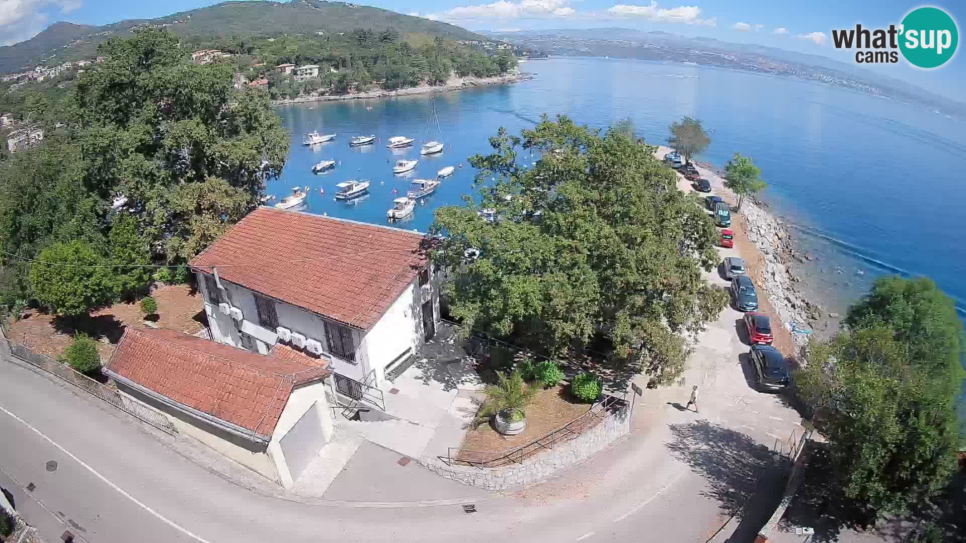 Webcam Ika Hafen – LIVE Blick auf den Hafen und die Lichter von Opatija