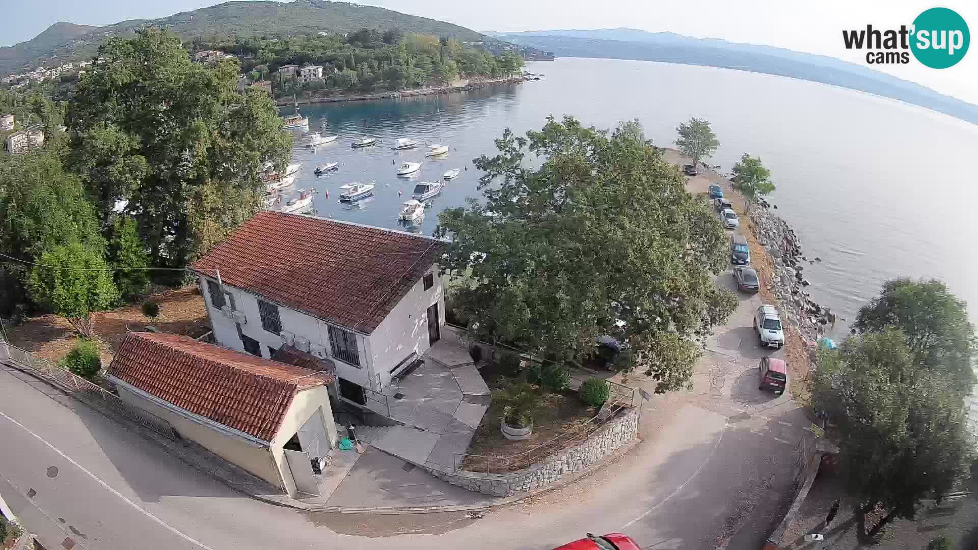 Webcam porto Ika – Vista LIVE sul porto e le luci di Opatija