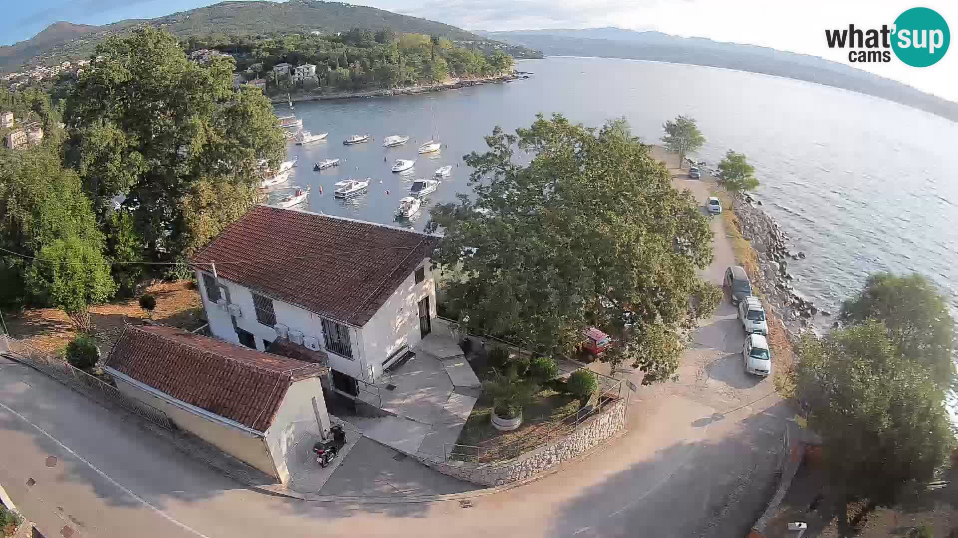 Webcam port d’Ika – Vue en direct et lumières d’Opatija