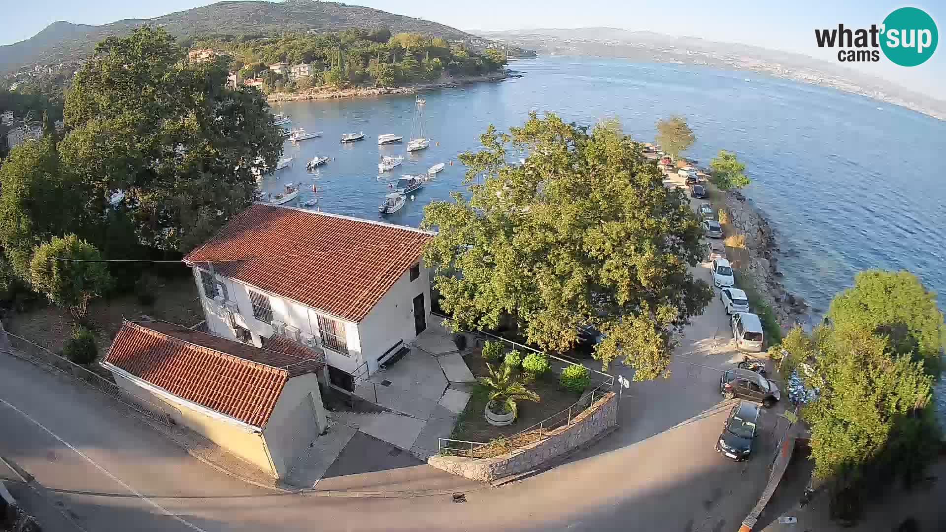 Webcam port d’Ika – Vue en direct et lumières d’Opatija