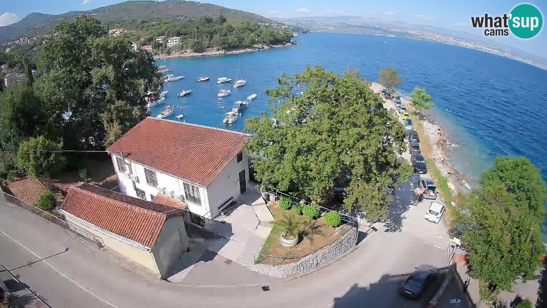 Webcam port d’Ika – Vue en direct et lumières d’Opatija