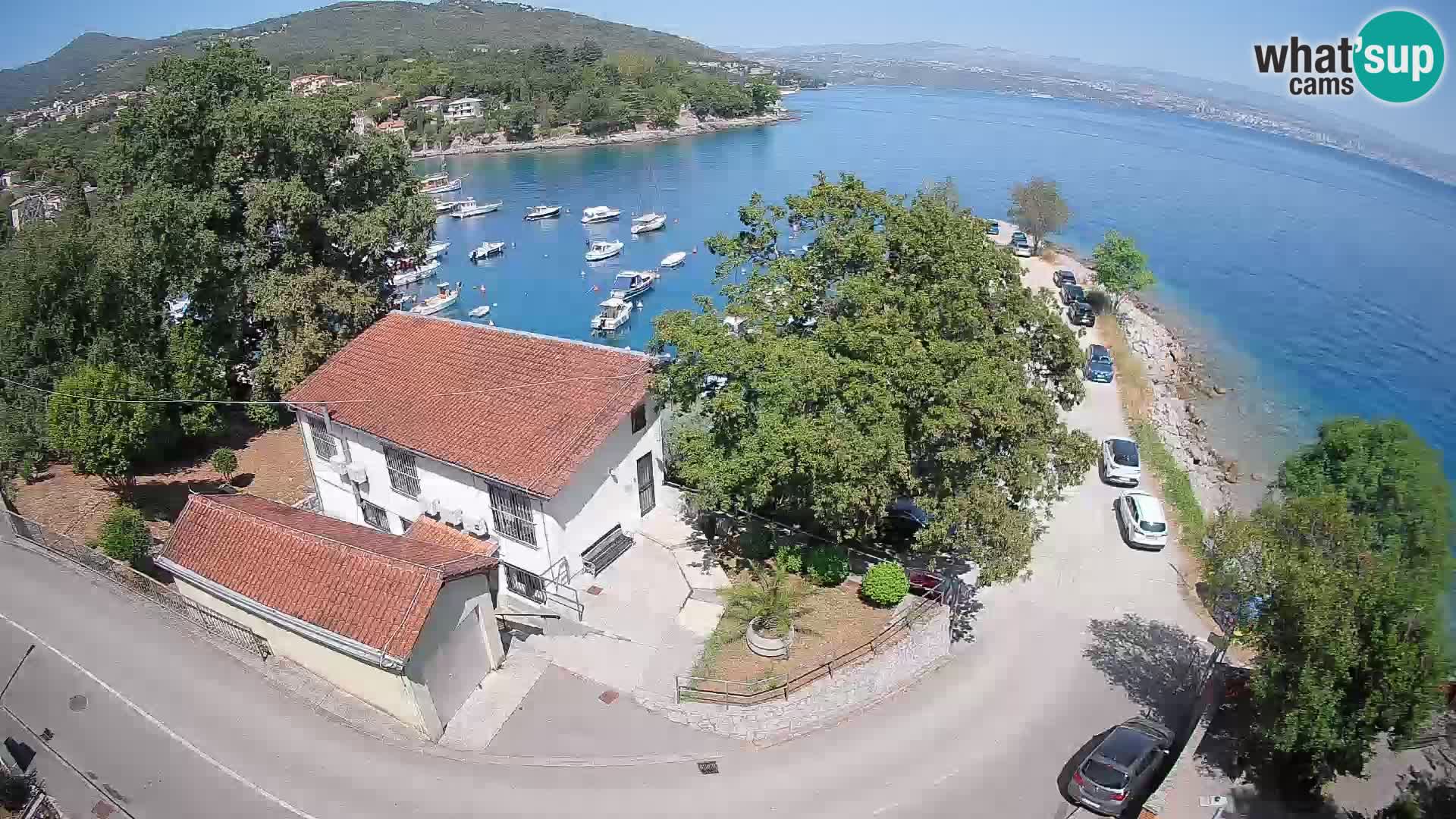 Webcam port d’Ika – Vue en direct et lumières d’Opatija