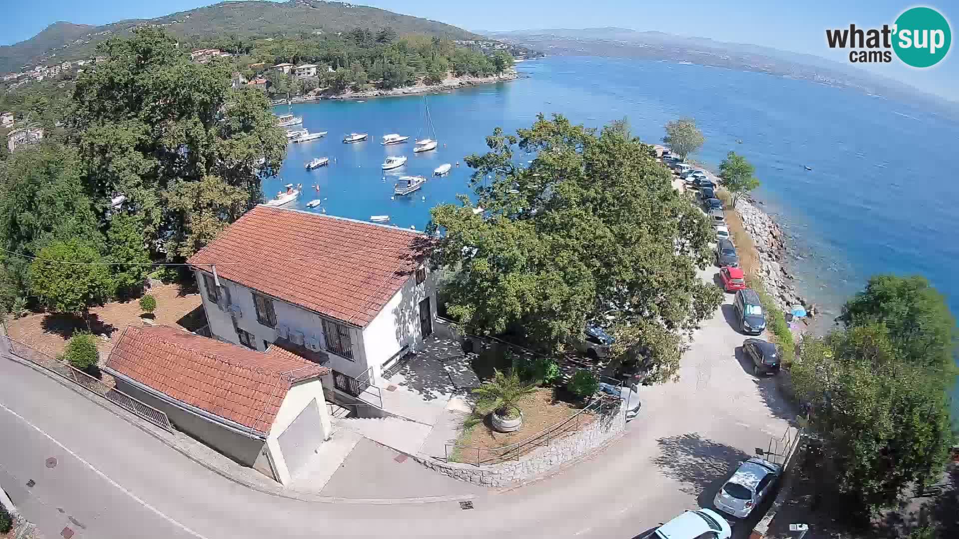 Webcam Ika Hafen – LIVE Blick auf den Hafen und die Lichter von Opatija