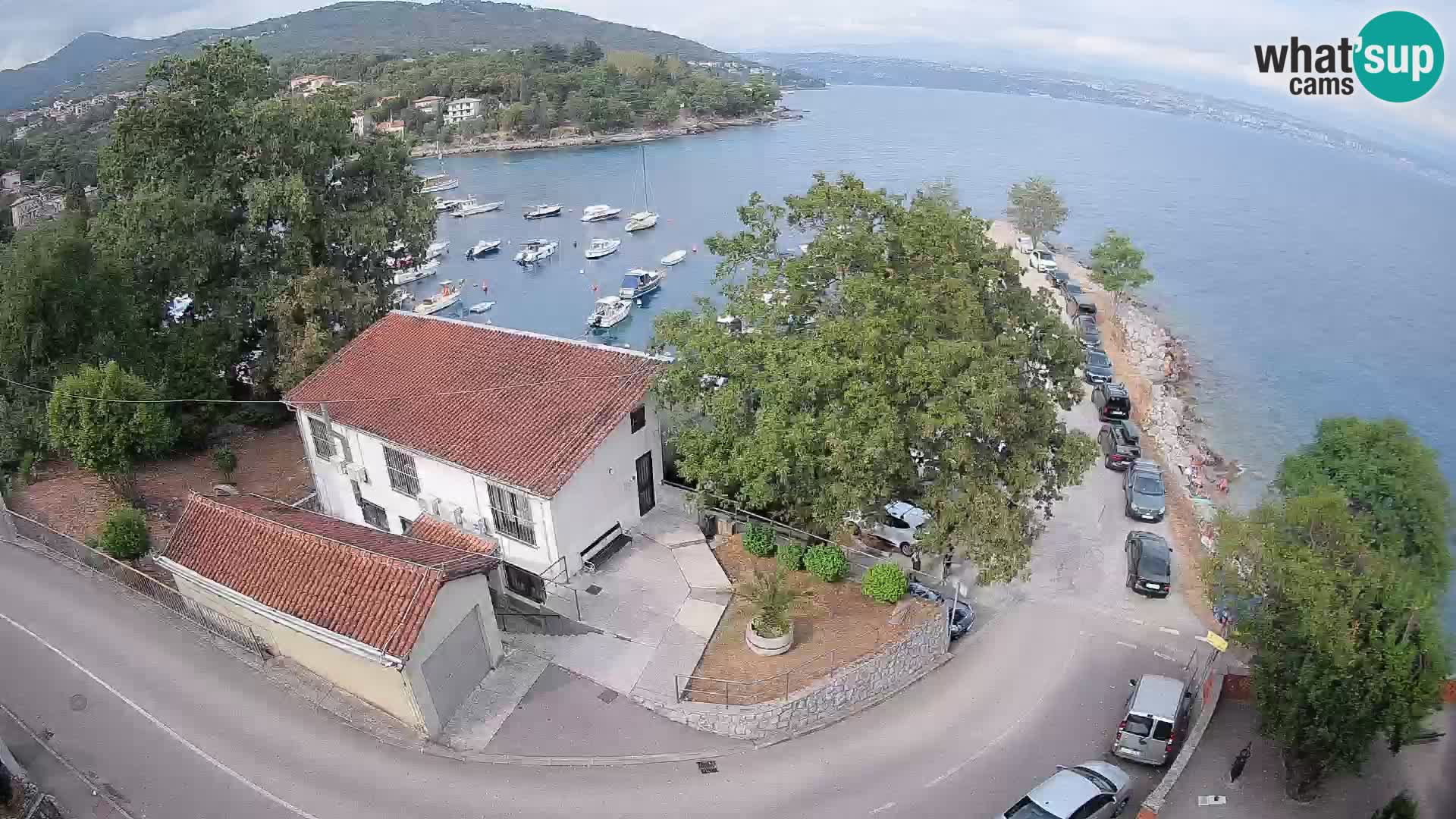 Webcam Ika Hafen – LIVE Blick auf den Hafen und die Lichter von Opatija