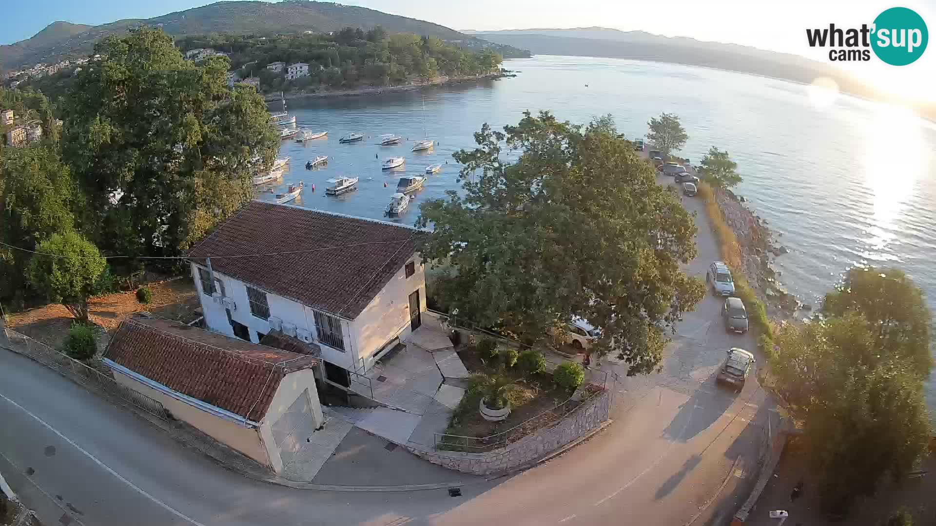 Webcam porto Ika – Vista LIVE sul porto e le luci di Opatija