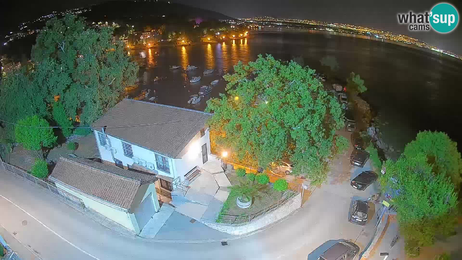 Webcam Ika Hafen – LIVE Blick auf den Hafen und die Lichter von Opatija