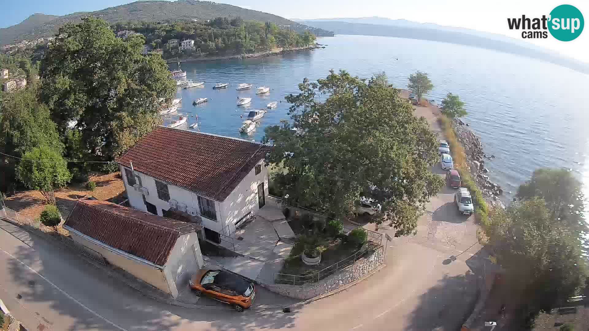 Webcam port d’Ika – Vue en direct et lumières d’Opatija