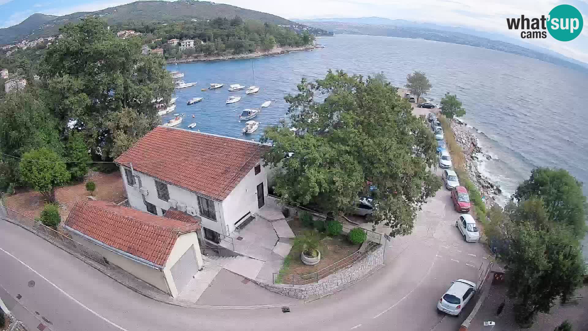 Webcam port d’Ika – Vue en direct et lumières d’Opatija