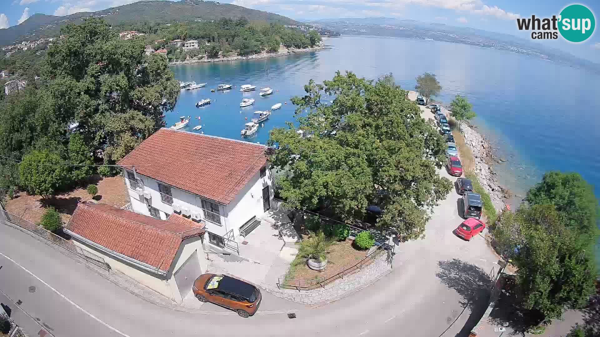 Webcam port d’Ika – Vue en direct et lumières d’Opatija
