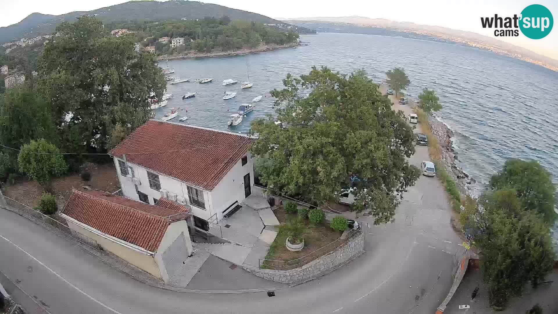 Webcam port d’Ika – Vue en direct et lumières d’Opatija