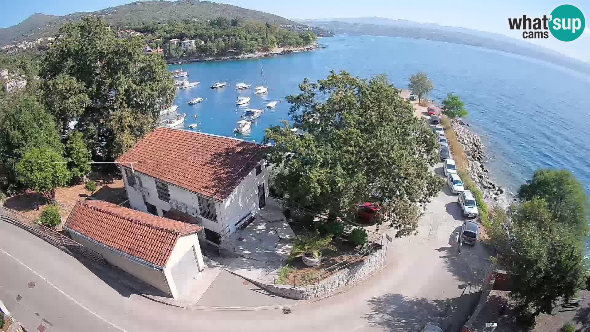 Webcam port d’Ika – Vue en direct et lumières d’Opatija