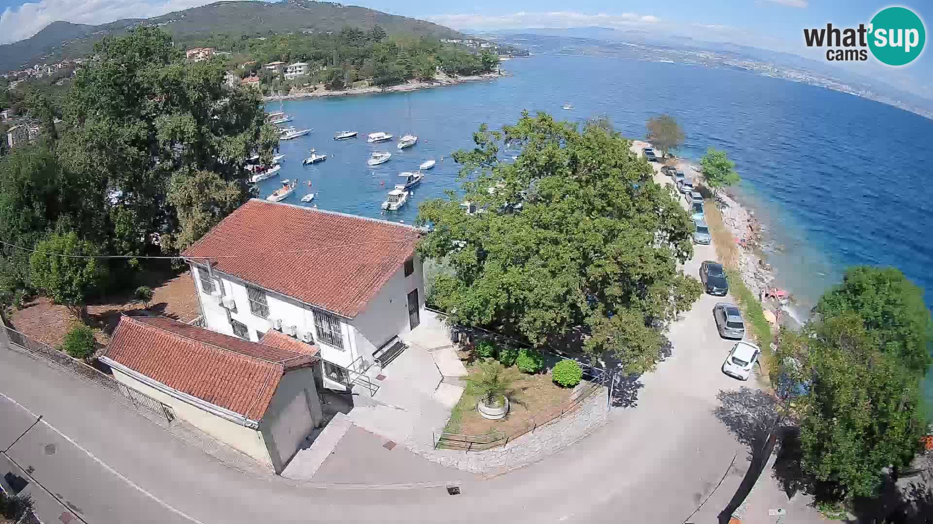 Webcam port d’Ika – Vue en direct et lumières d’Opatija