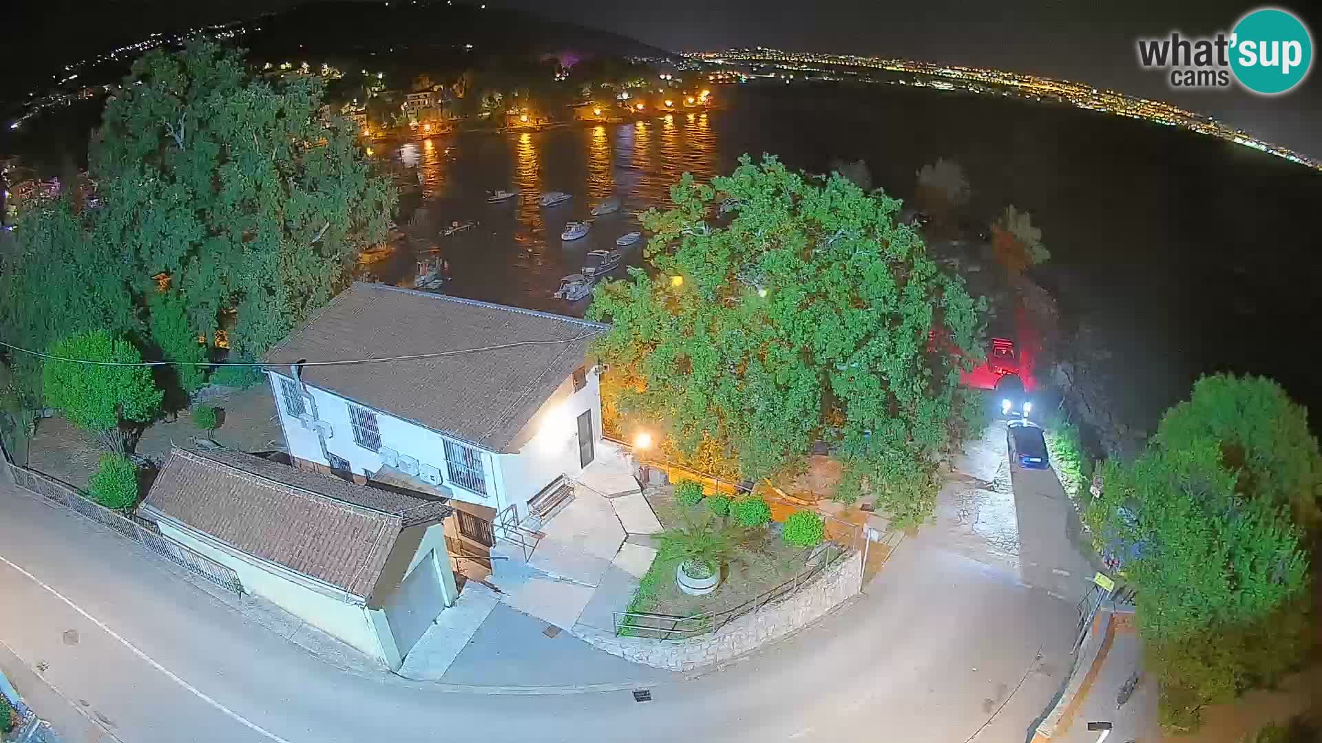 Webcam port d’Ika – Vue en direct et lumières d’Opatija
