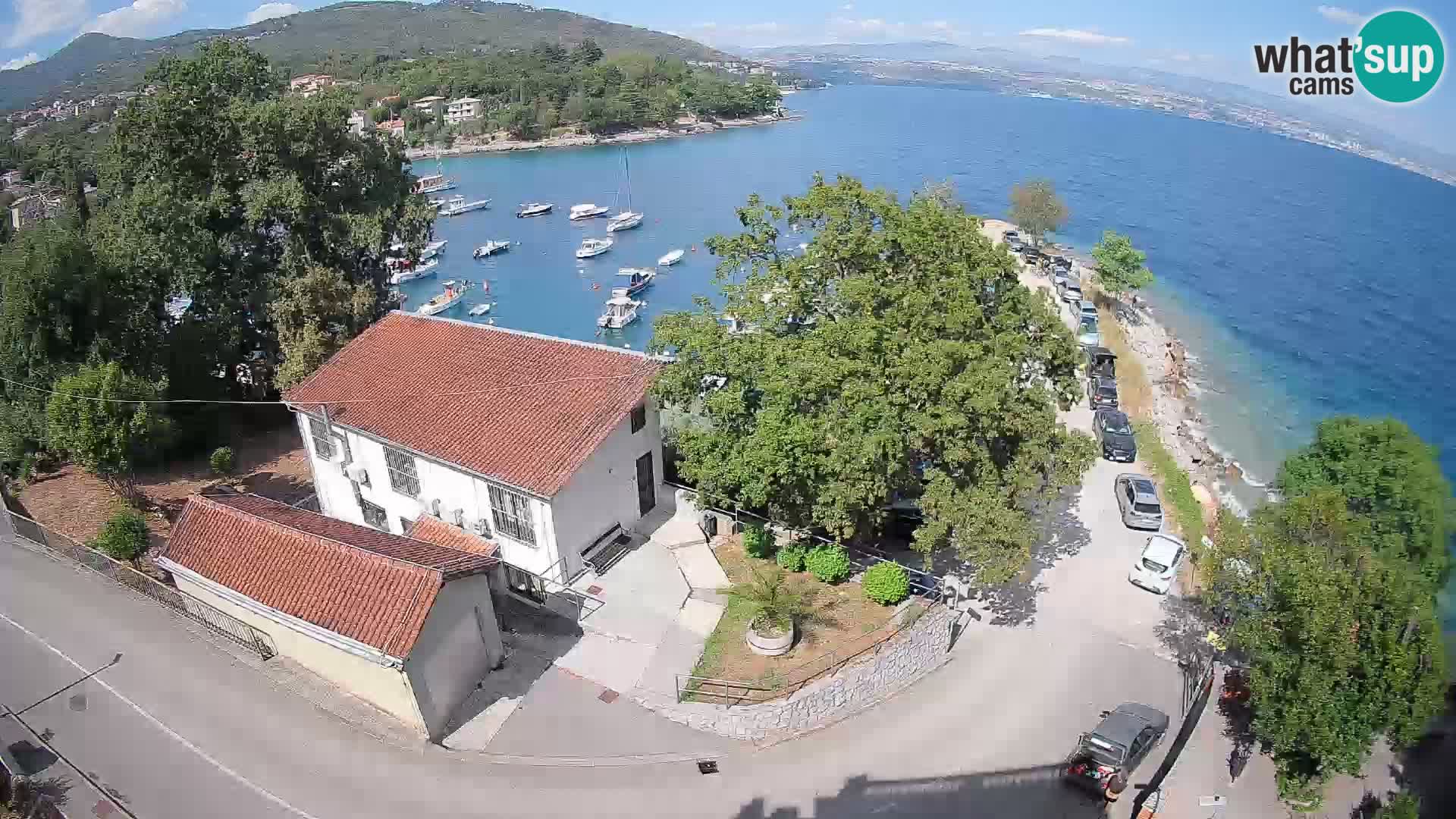 Webcam port d’Ika – Vue en direct et lumières d’Opatija