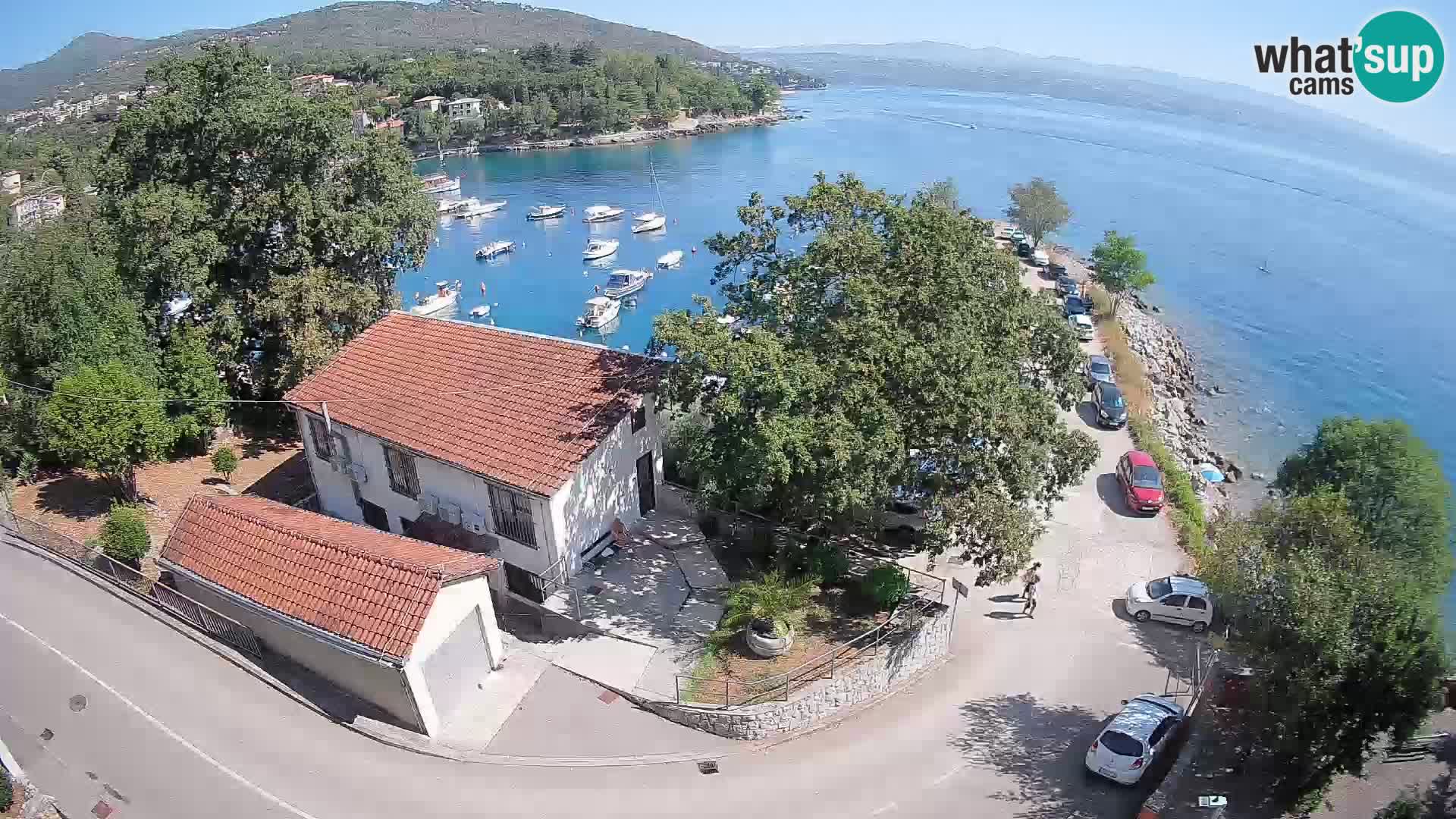 Webcam porto Ika – Vista LIVE sul porto e le luci di Opatija