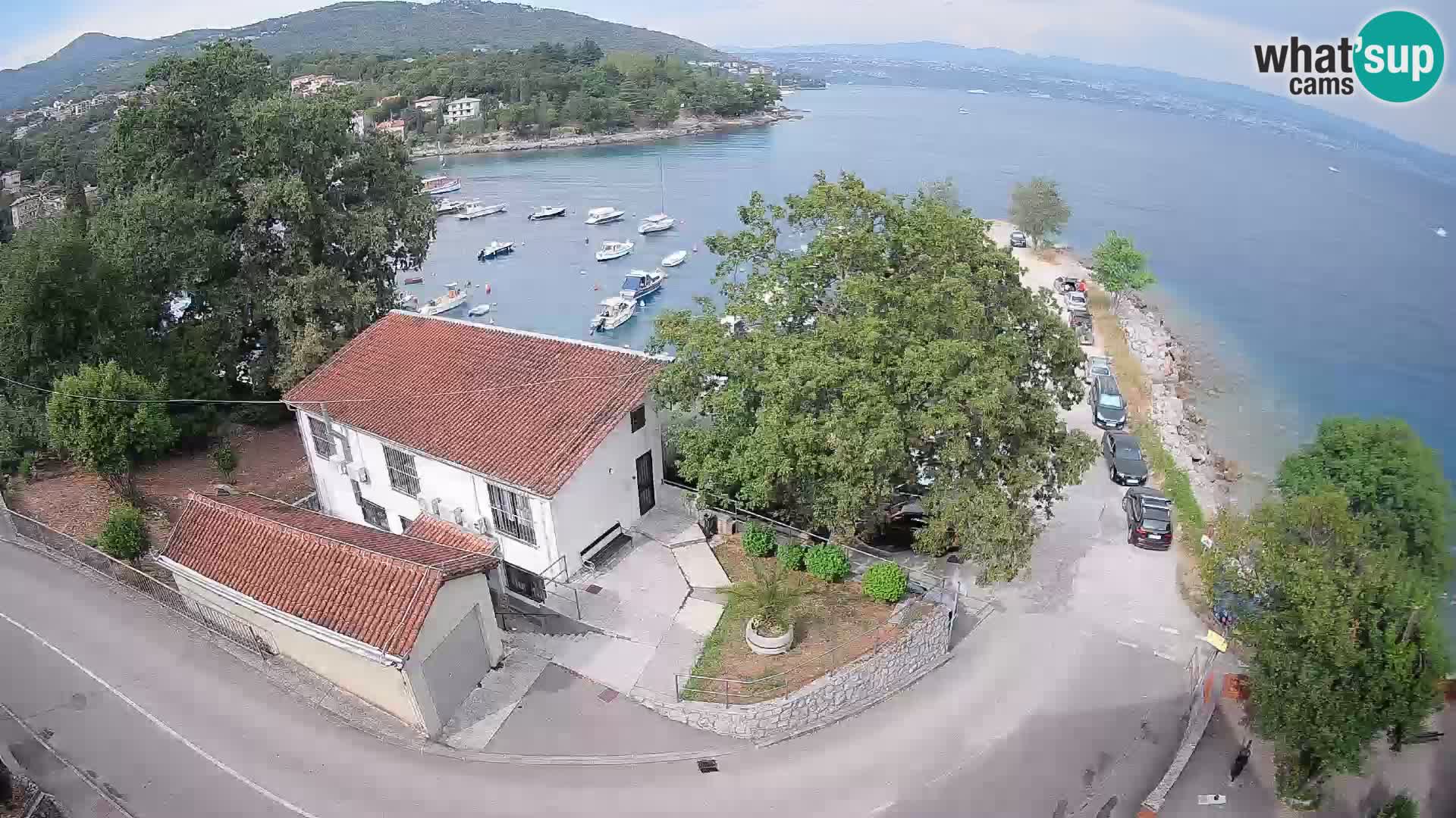 Webcam porto Ika – Vista LIVE sul porto e le luci di Opatija
