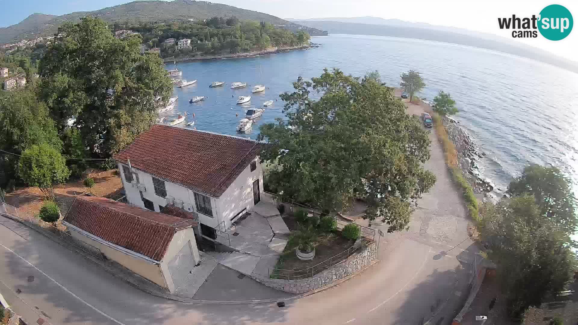 Ika Harbor Webcam – LIVE View of the Harbor and Opatija Lights