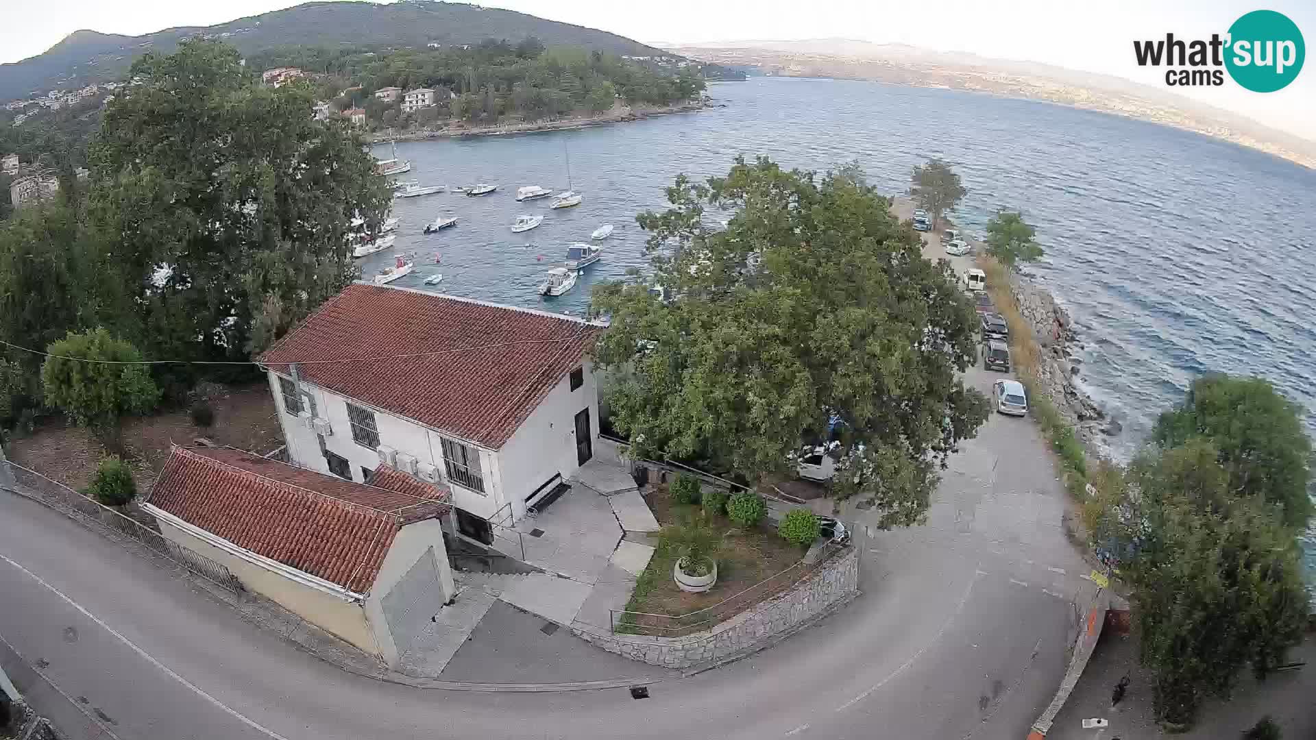 Webcam porto Ika – Vista LIVE sul porto e le luci di Opatija