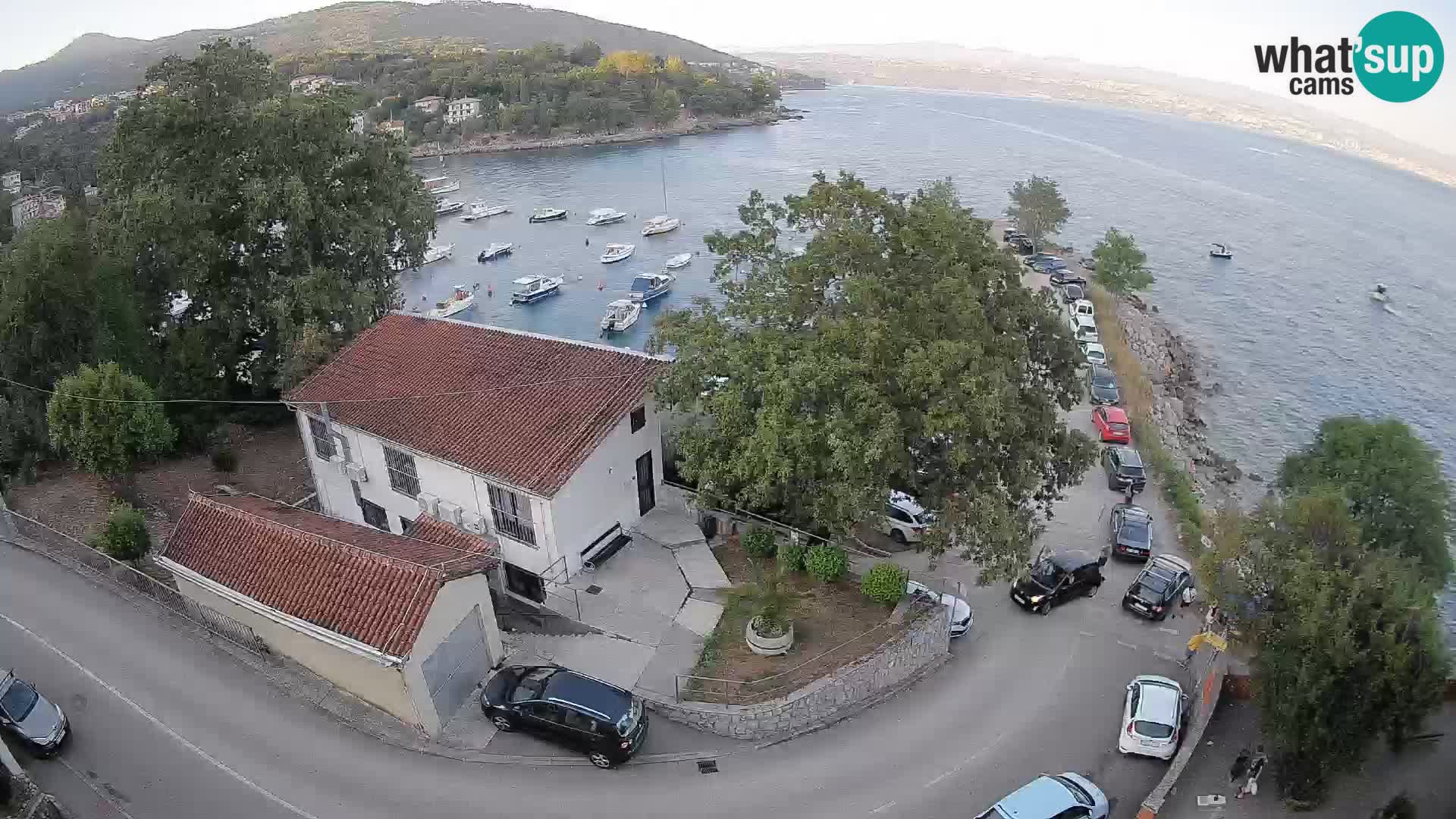 Webcam port d’Ika – Vue en direct et lumières d’Opatija