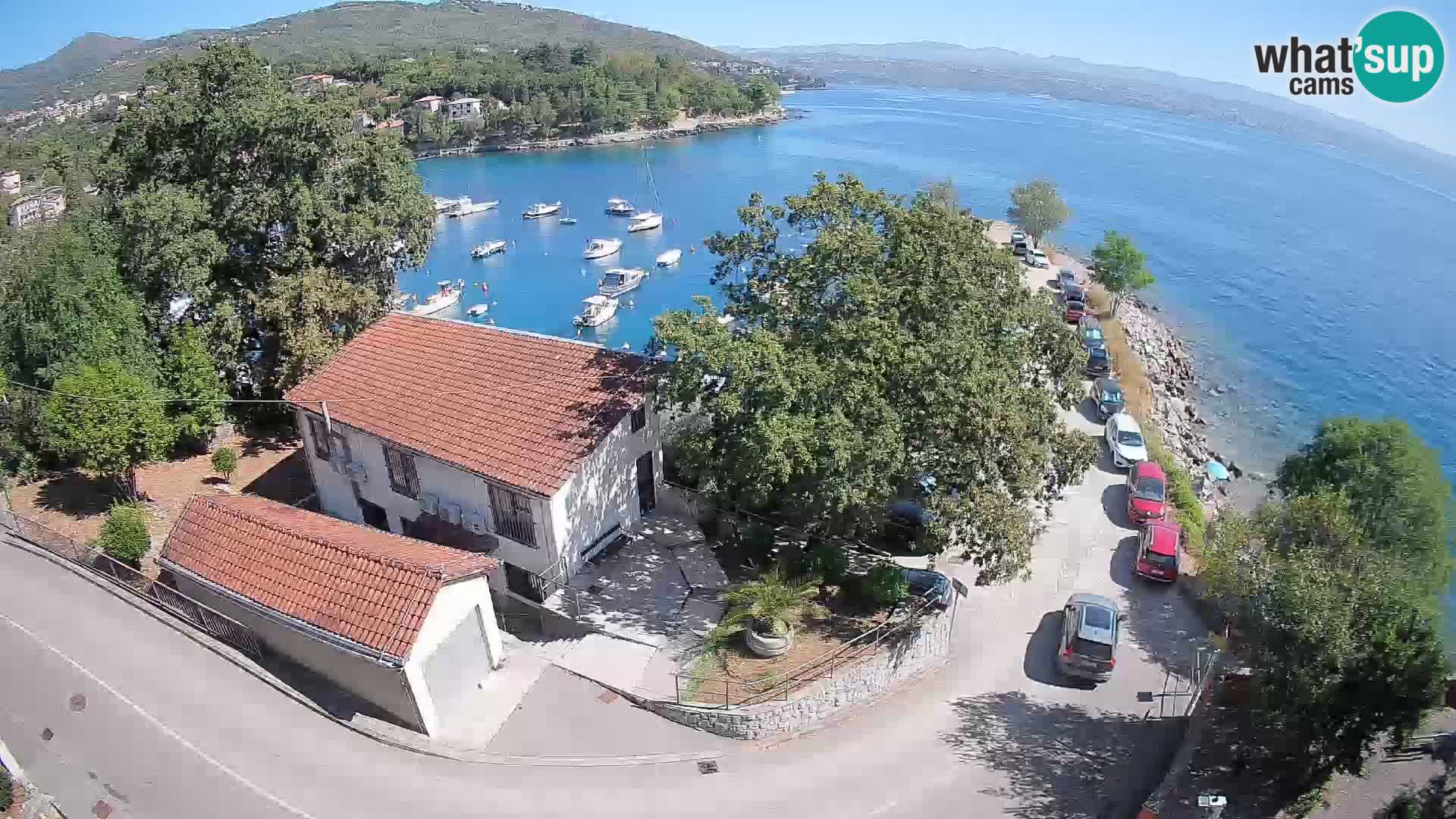 Webcam porto Ika – Vista LIVE sul porto e le luci di Opatija