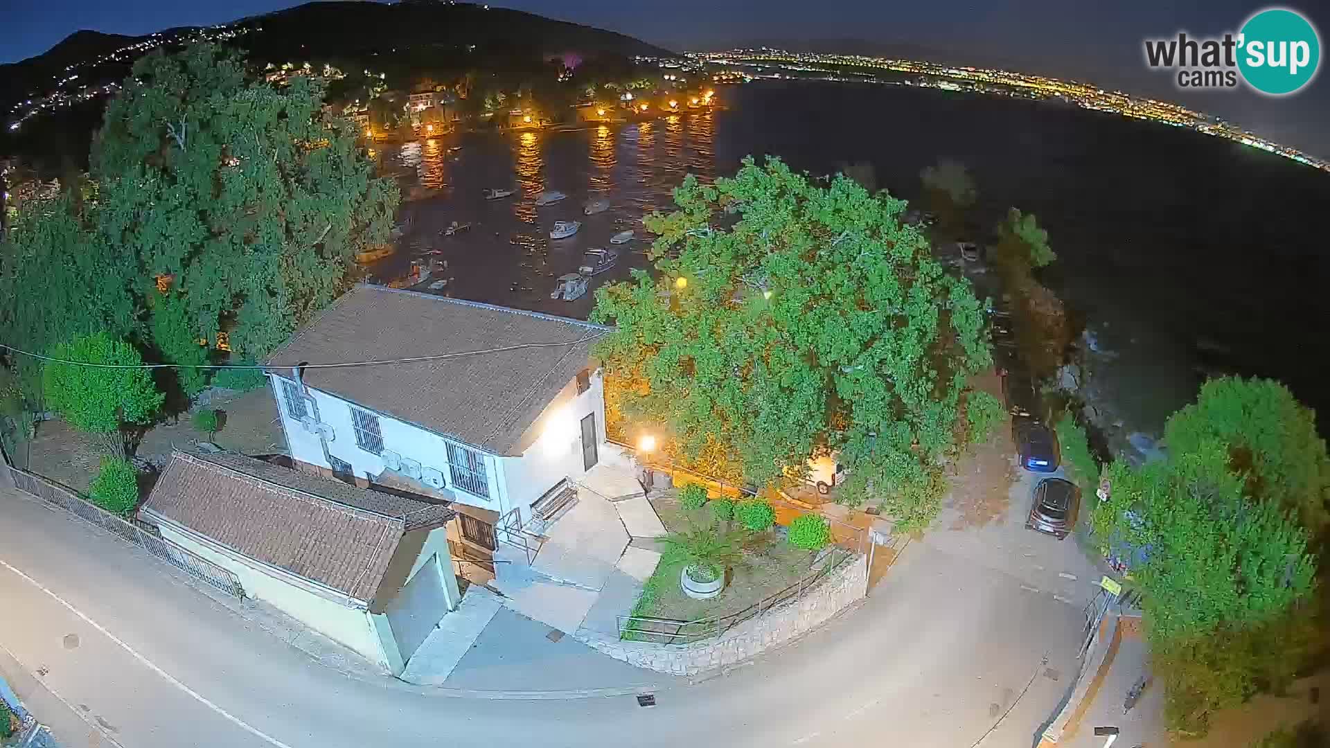 Webcam port d’Ika – Vue en direct et lumières d’Opatija