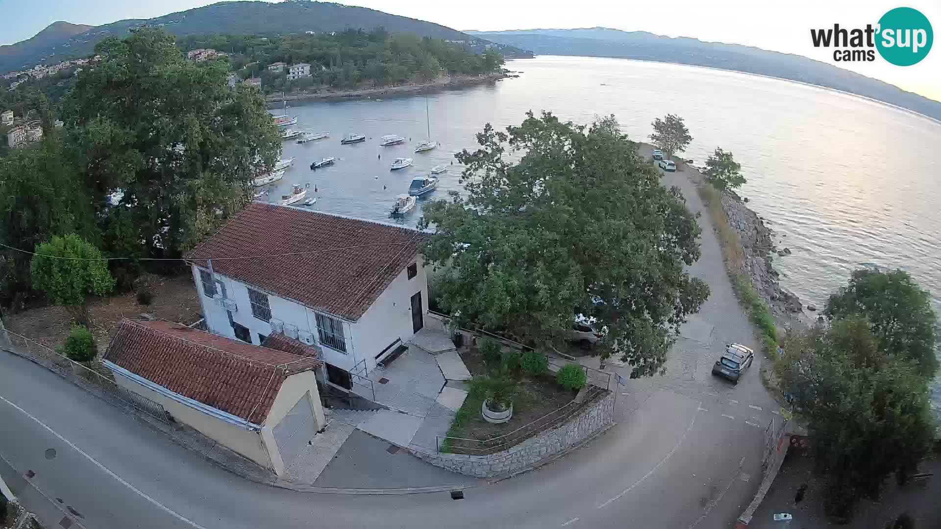 Webcam port d’Ika – Vue en direct et lumières d’Opatija