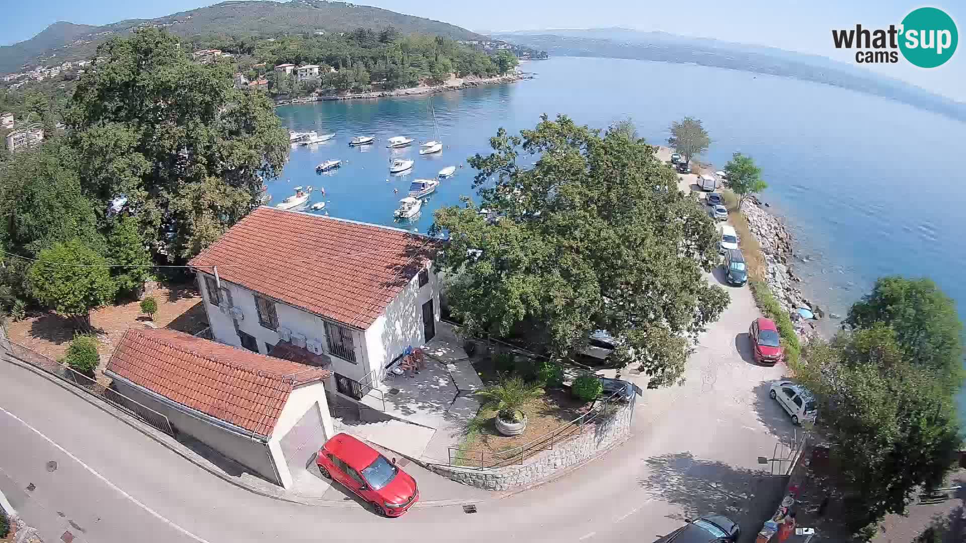 Webcam puerto de Ika – Vista en directo y luces de Opatija