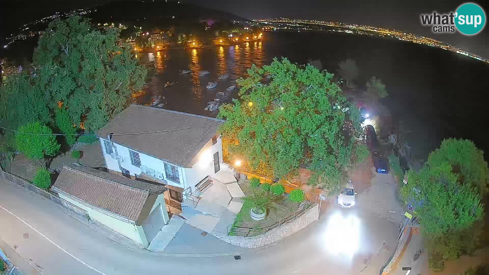 Webcam porto Ika – Vista LIVE sul porto e le luci di Opatija