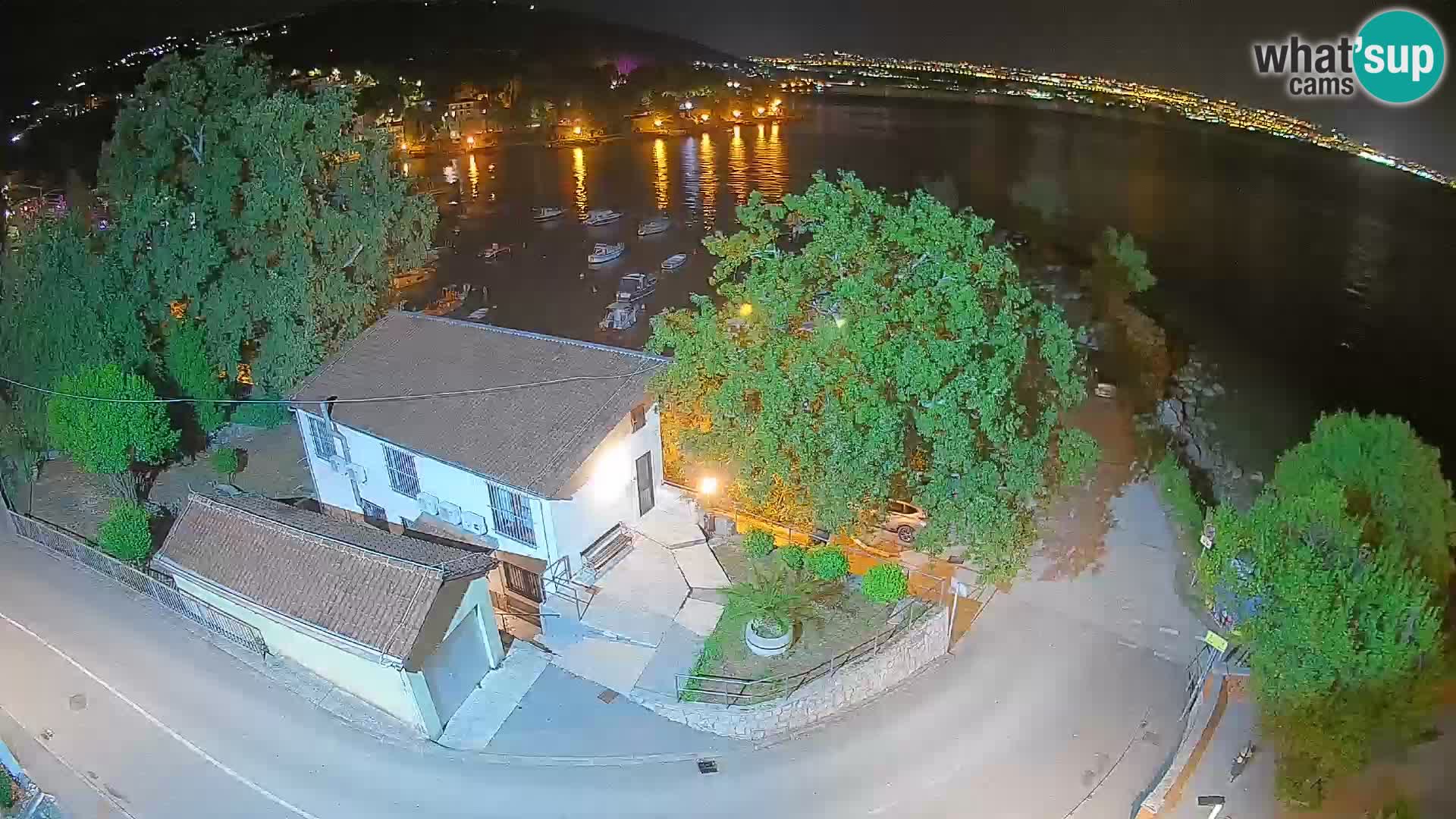 Webcam Ika Hafen – LIVE Blick auf den Hafen und die Lichter von Opatija