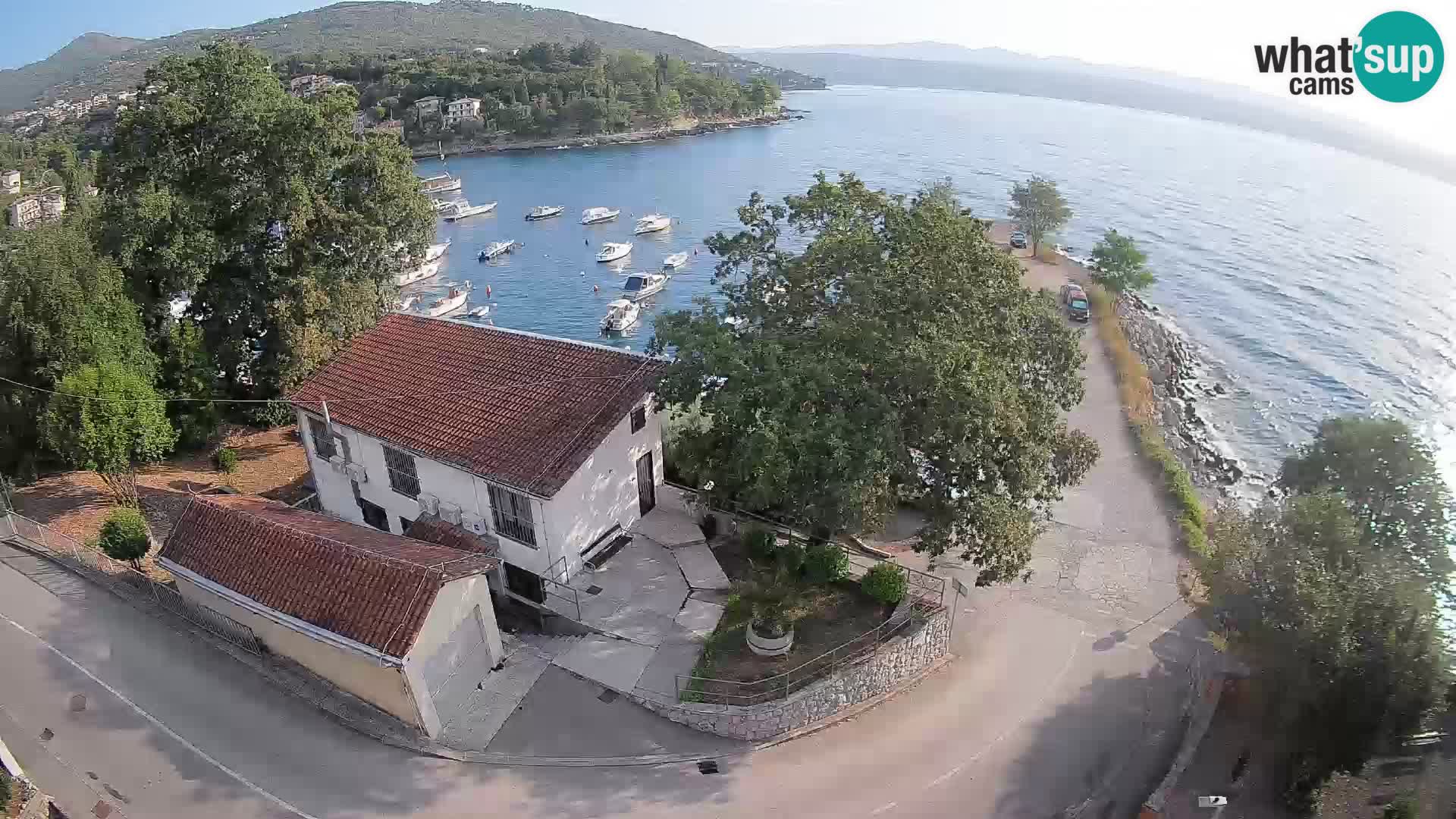 Webcam port d’Ika – Vue en direct et lumières d’Opatija