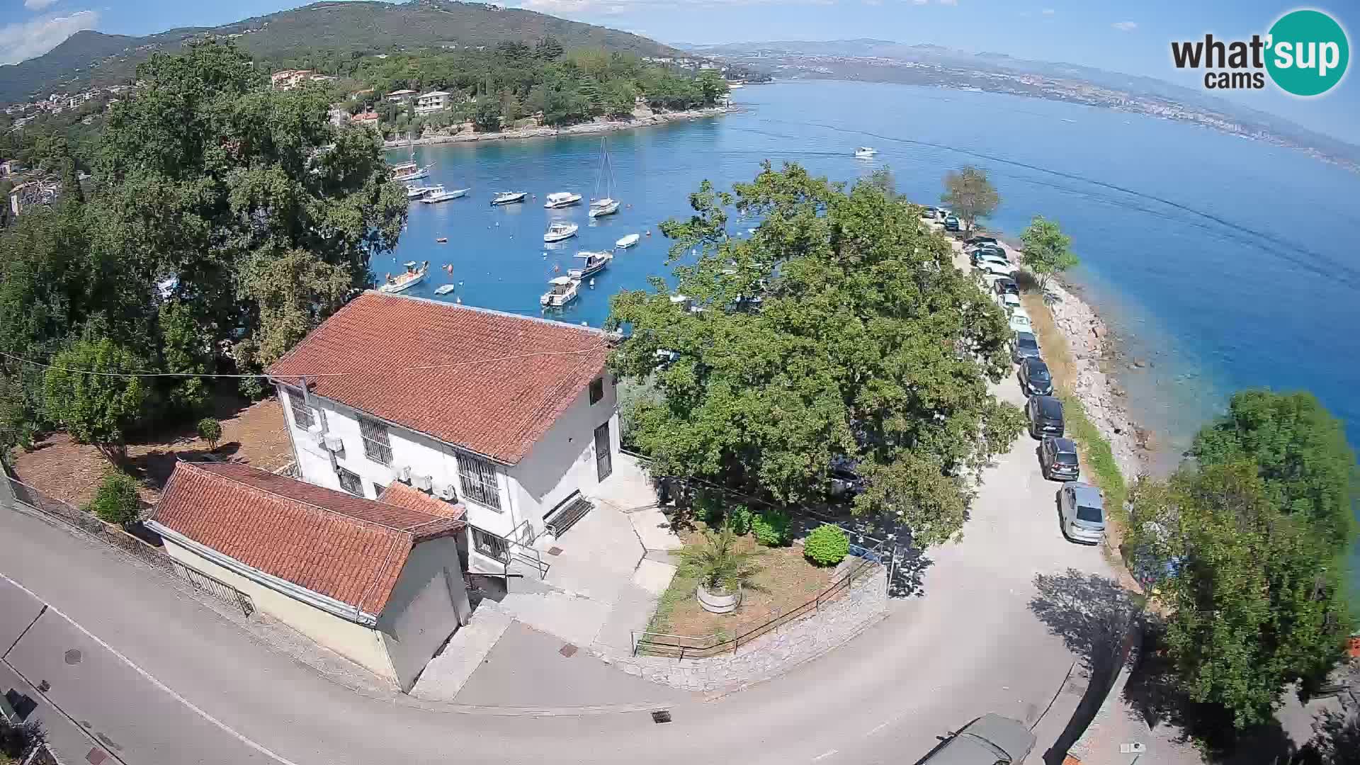 Webcam Ika Hafen – LIVE Blick auf den Hafen und die Lichter von Opatija