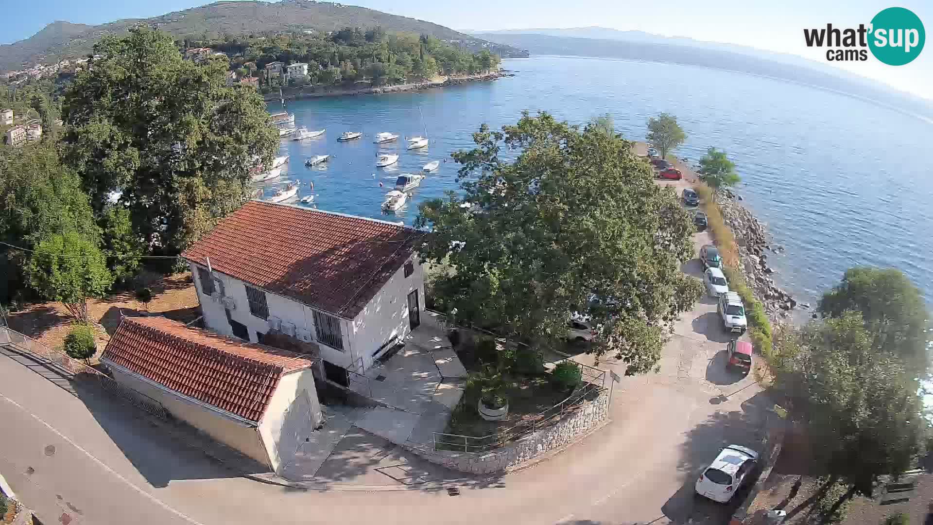 Webcam port d’Ika – Vue en direct et lumières d’Opatija