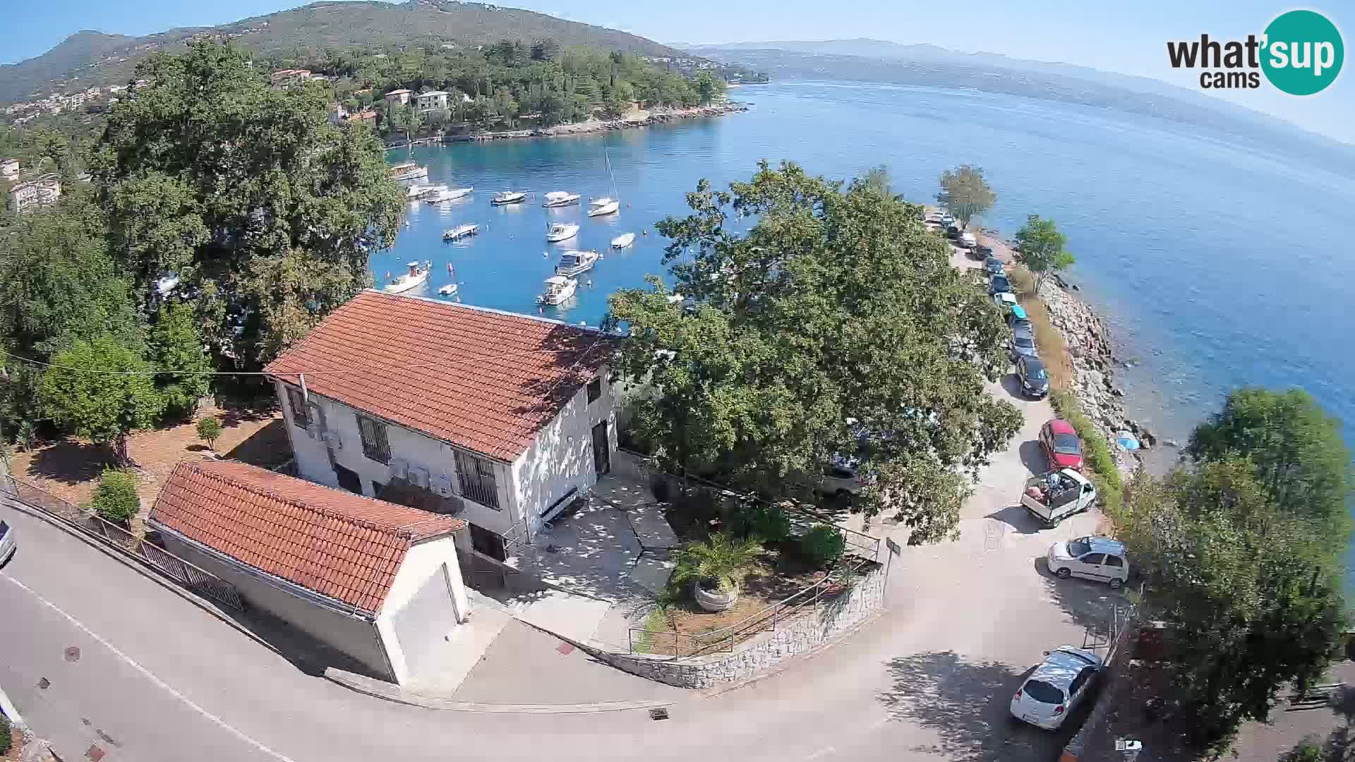Webcam port d’Ika – Vue en direct et lumières d’Opatija