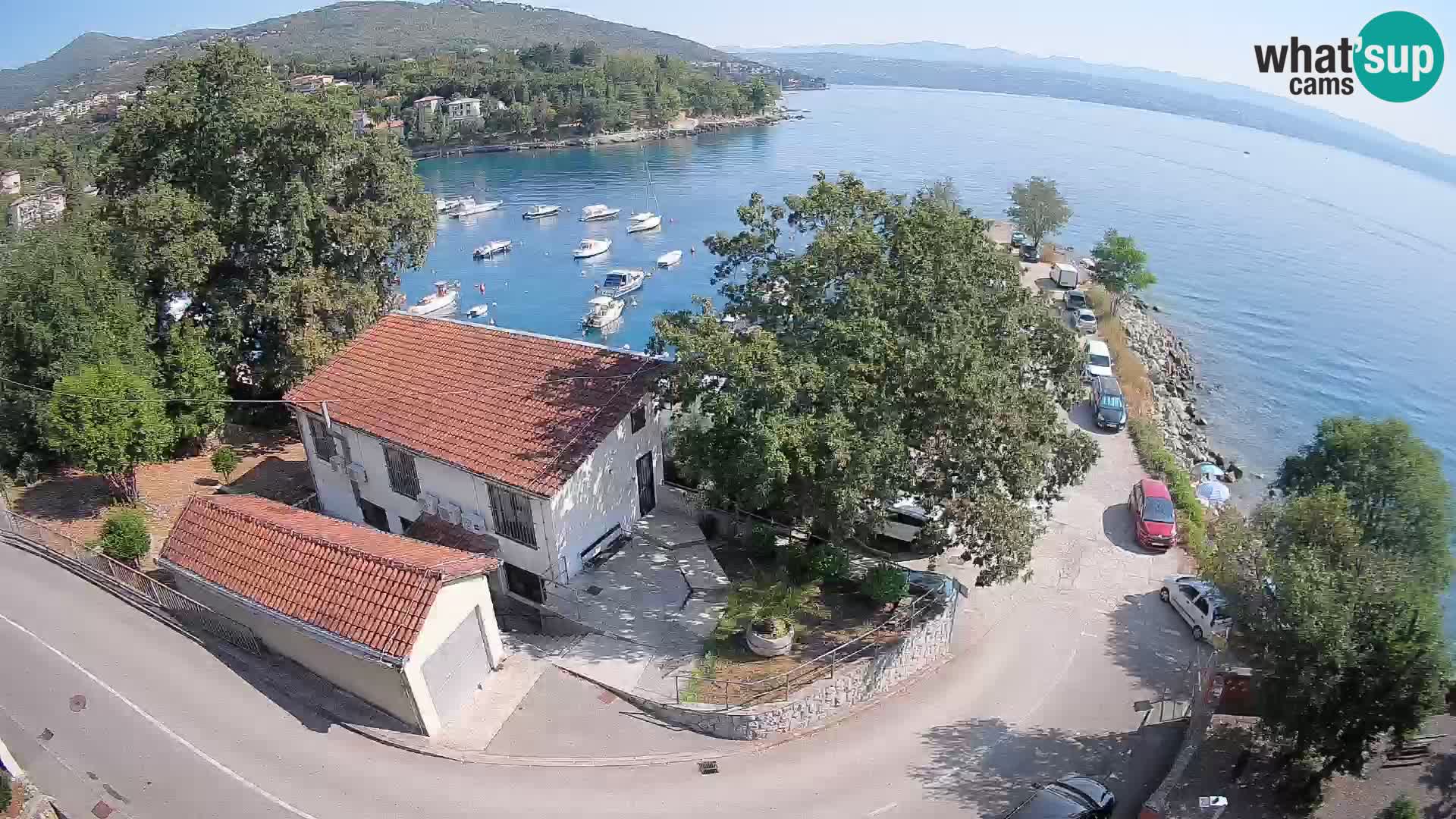 Ika Harbor Webcam – LIVE View of the Harbor and Opatija Lights