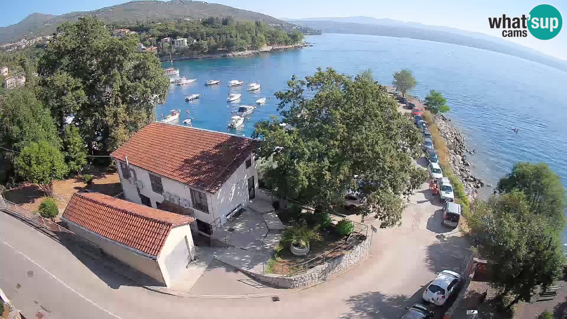 Webcam port d’Ika – Vue en direct et lumières d’Opatija