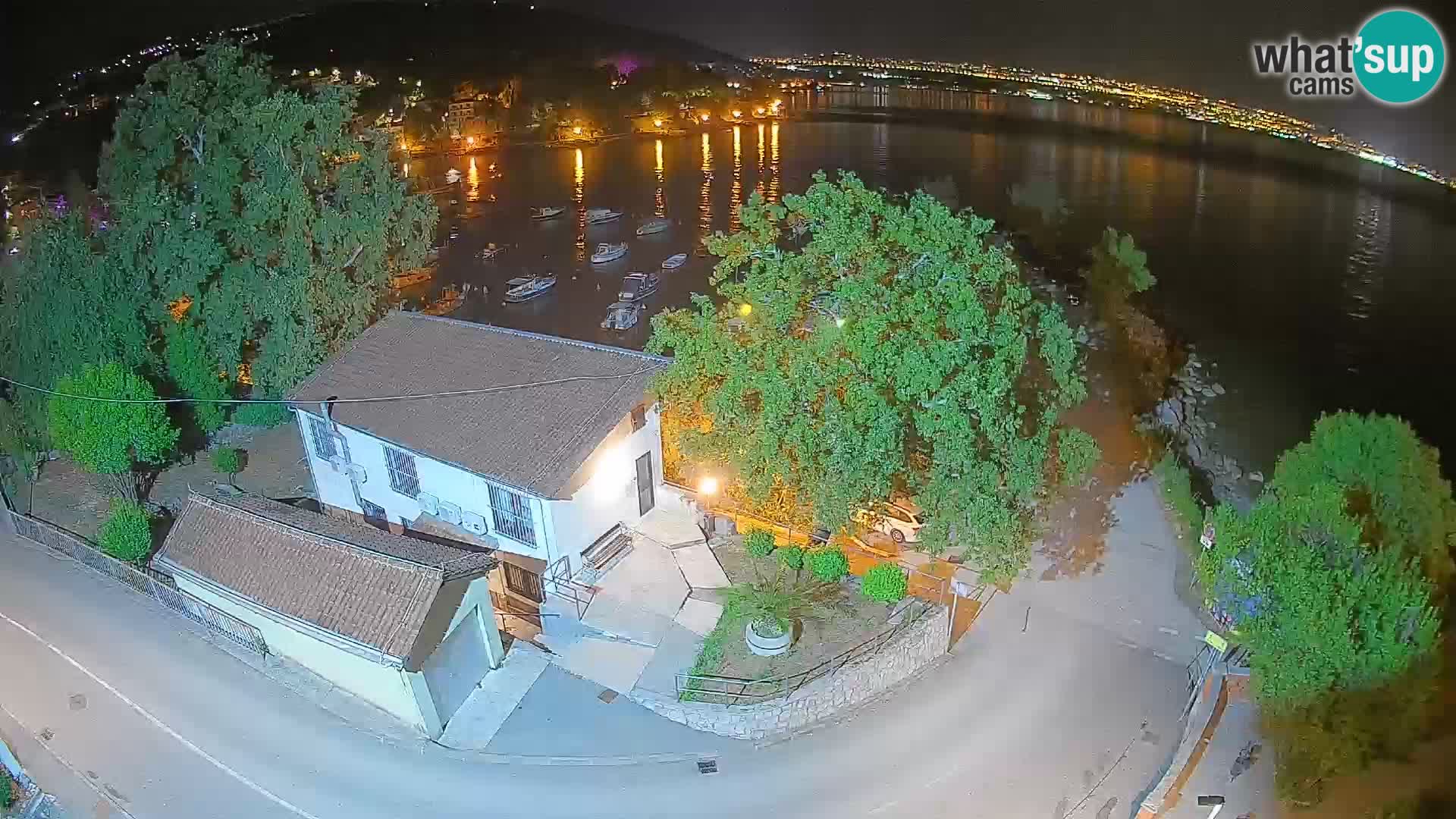 Webcam Ika Hafen – LIVE Blick auf den Hafen und die Lichter von Opatija