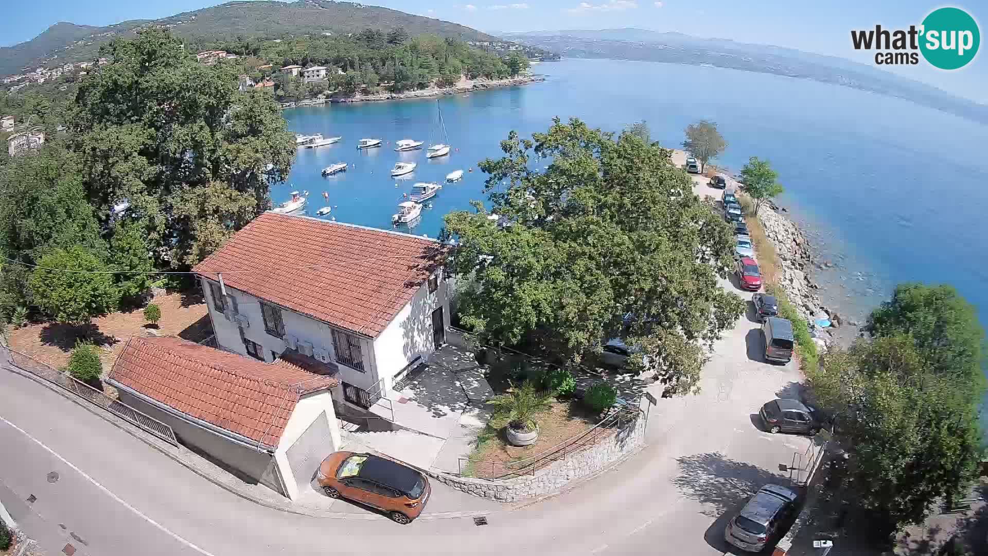 Webcam porto Ika – Vista LIVE sul porto e le luci di Opatija