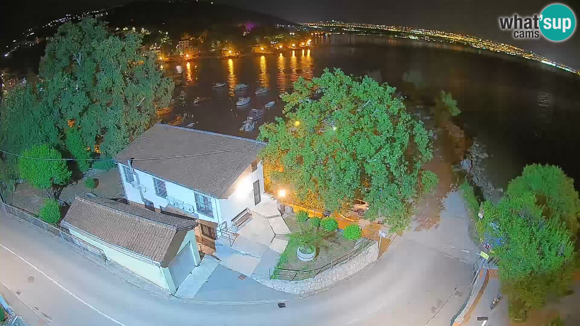 Webcam port d’Ika – Vue en direct et lumières d’Opatija