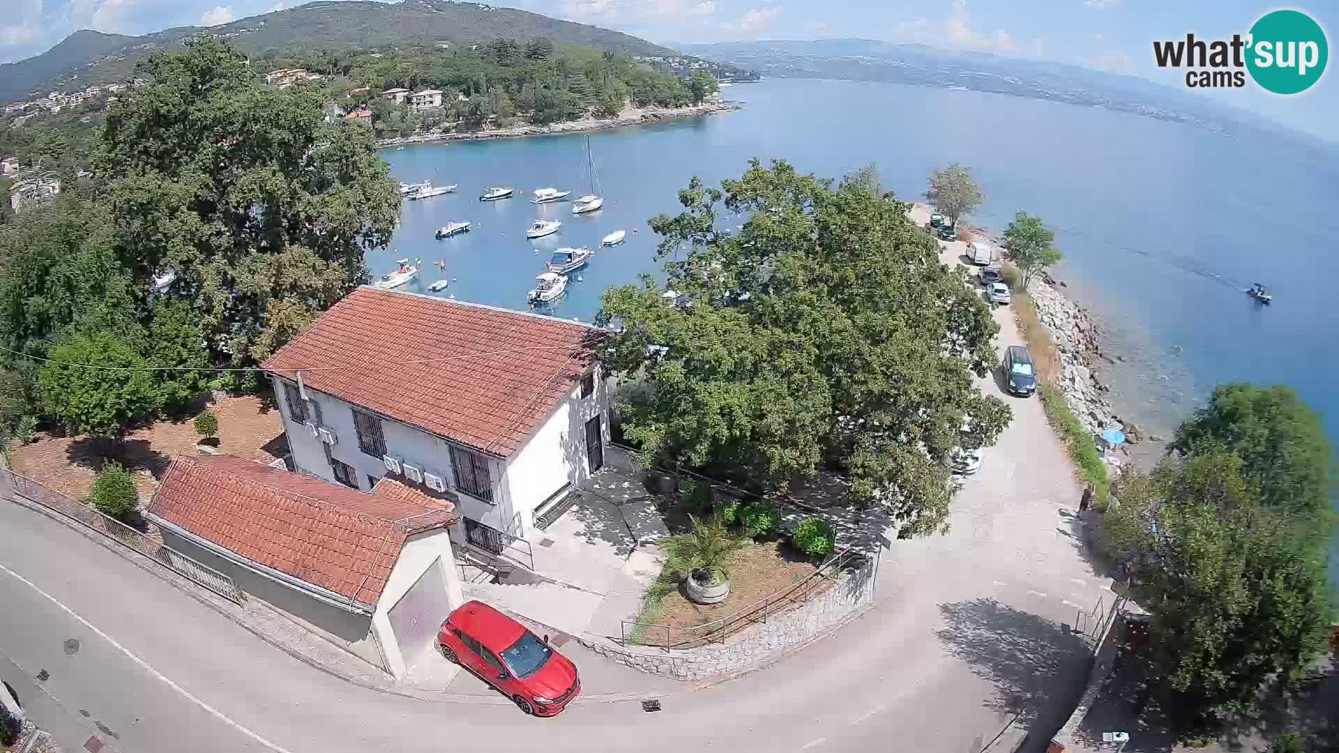Webcam port d’Ika – Vue en direct et lumières d’Opatija